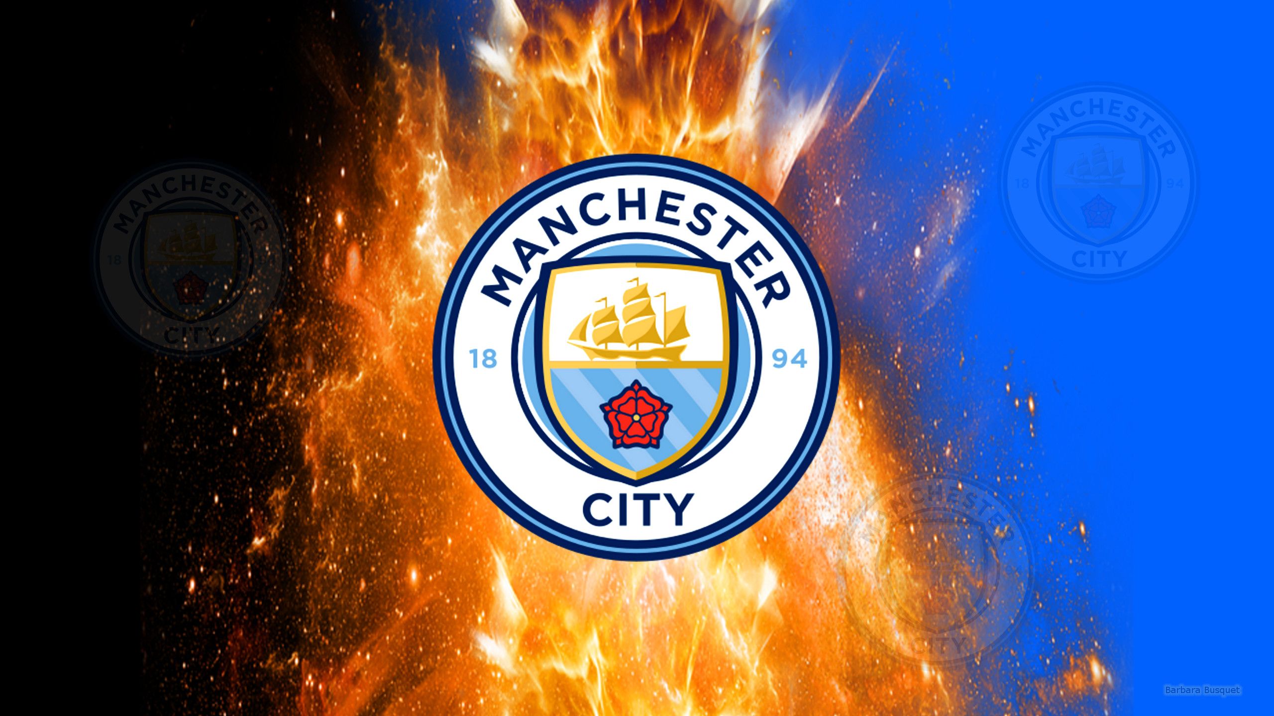 Logo câu lạc bộ bóng đá Premier league Manchester City FC 2K tải xuống hình  nền