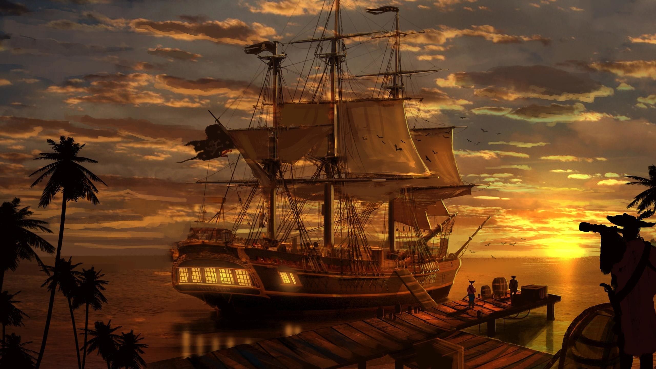 348639 Pirate Ship 4k - Rare Gallery HD Wallpapers