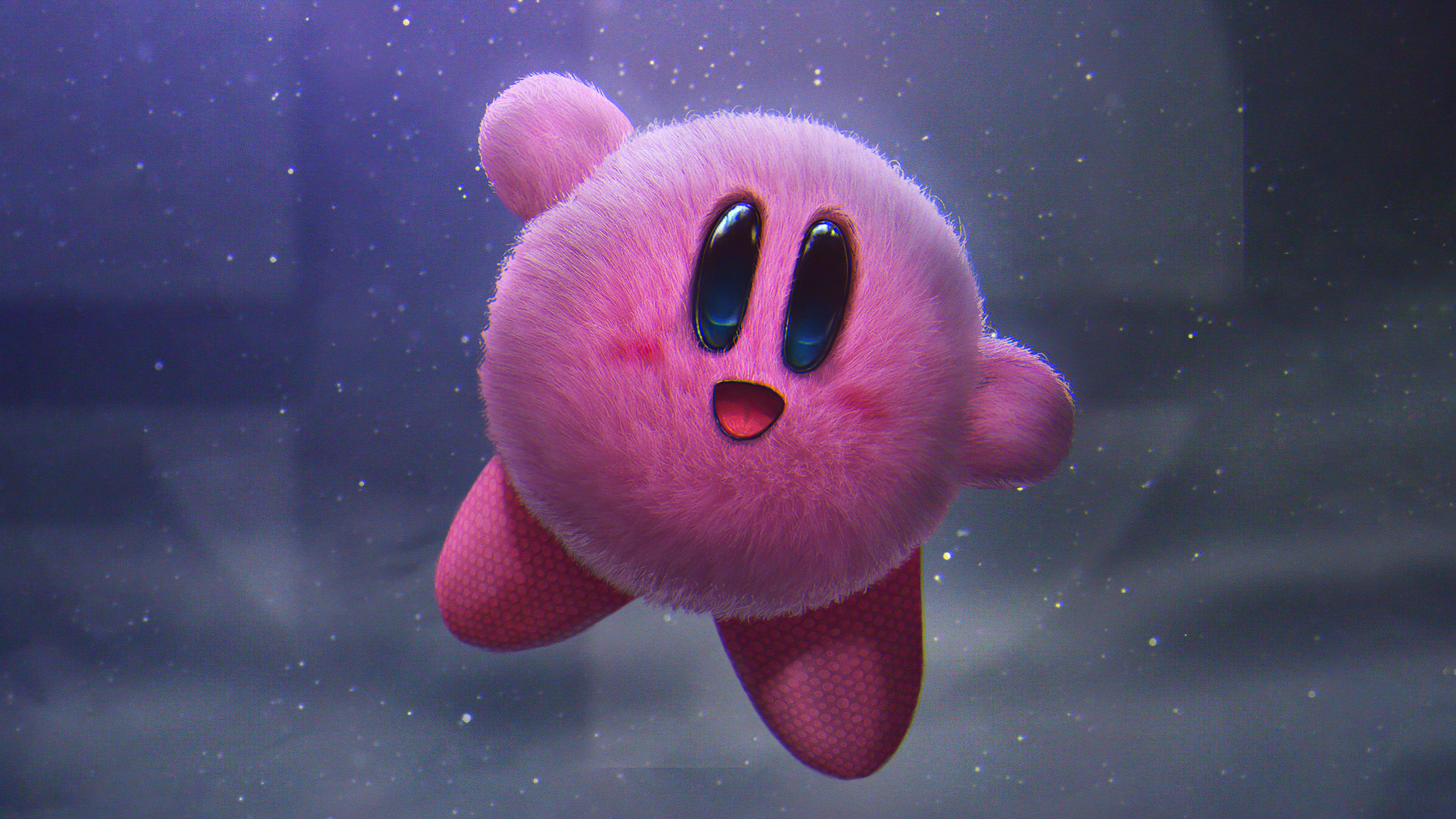 Cute and charming Kirby background 4k for a touch of nostalgia