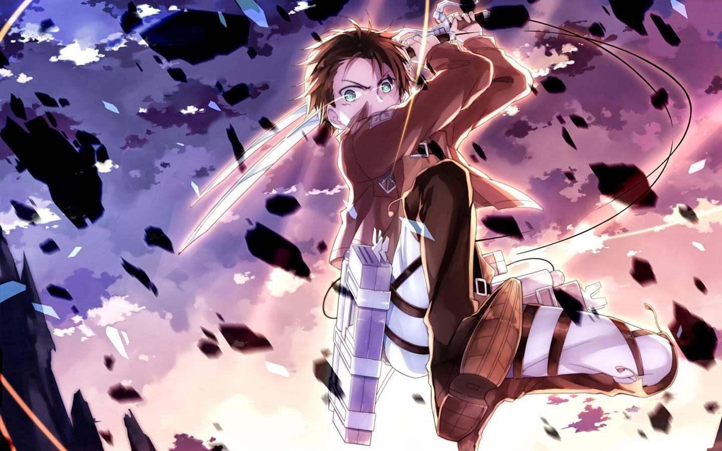 Anime Attack On Titan Eren Yeager Shingeki No Kyojin #1080P