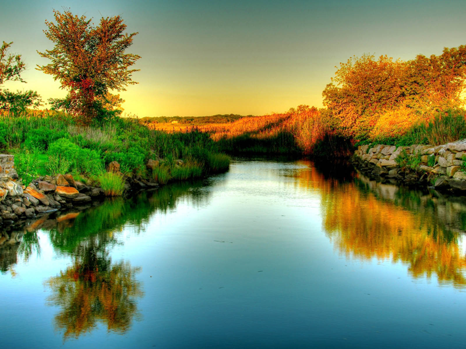Nature River HD Wallpaper