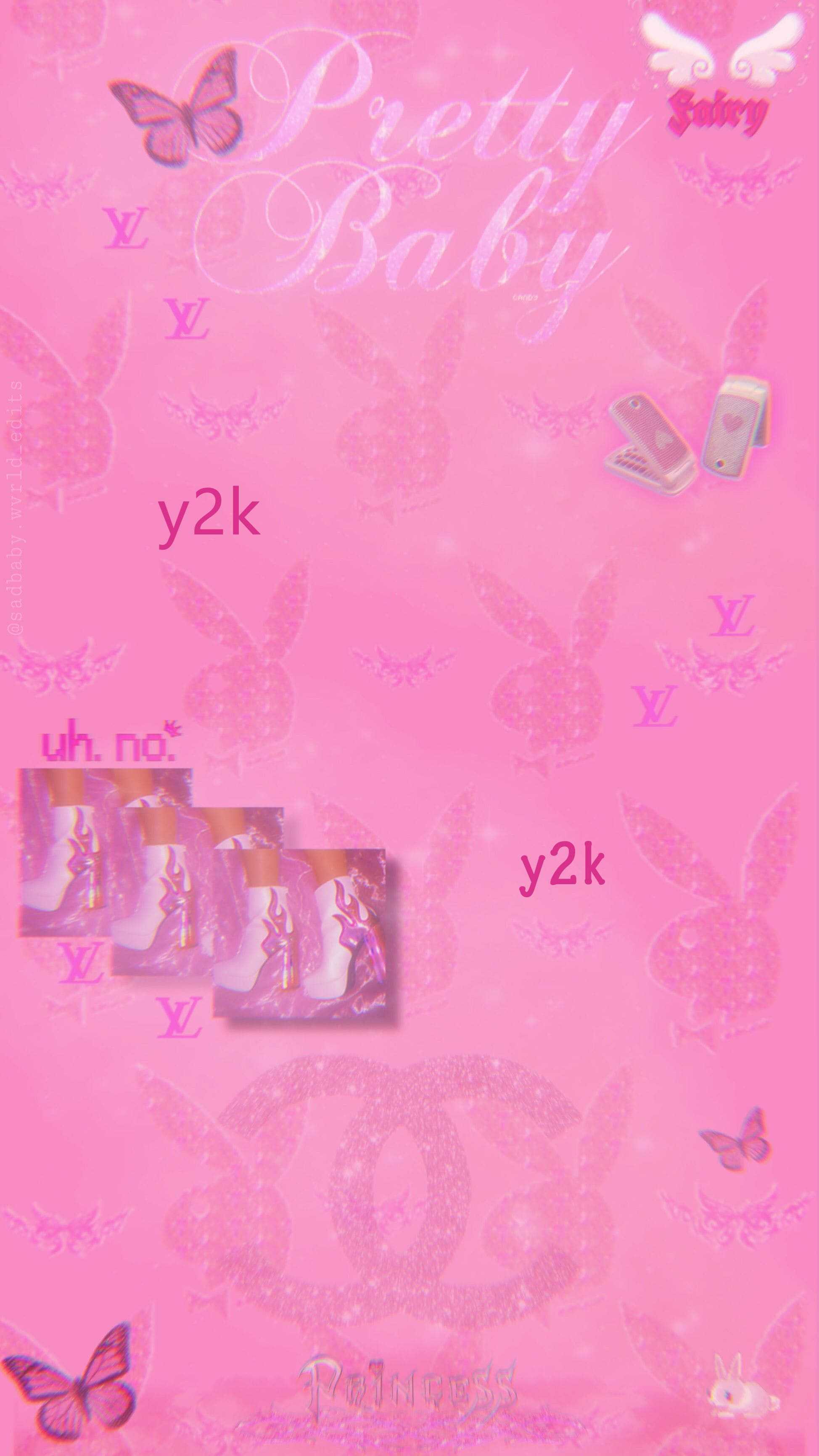 y2k pink wallpaper wallpaper by lovmaryy - Download on ZEDGE™