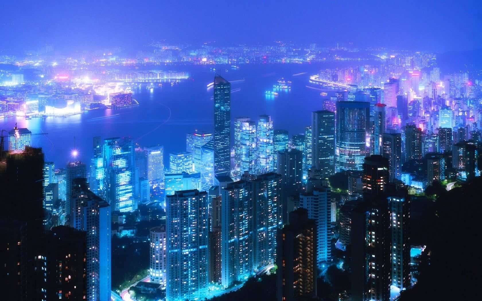 Anime, City, Night, HD wallpaper | Peakpx