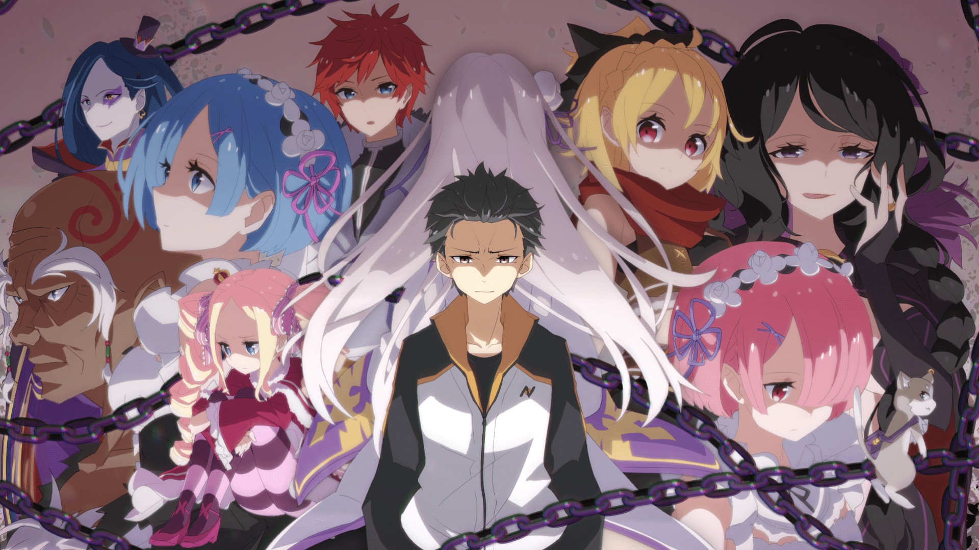 Rezero Backgrounds  Anime Anime wallpaper Re zero wallpaper