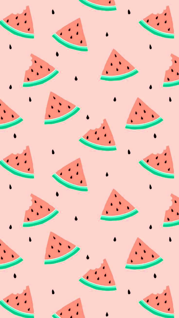 Cute kawaii anthropomorphic cartoon watermelon seamless pattern with a  wavy background Great for Spring or Summer fabric scrapbooking  giftwrap wallpaper product design product design Vector 6398114 Vector  Art at Vecteezy