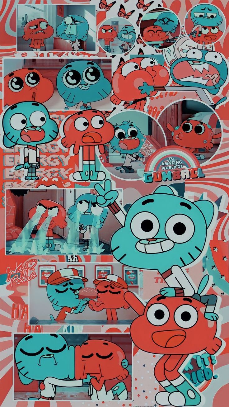 Download The Amazing World of Gumball Characters Smiling Wallpaper   Wallpaperscom