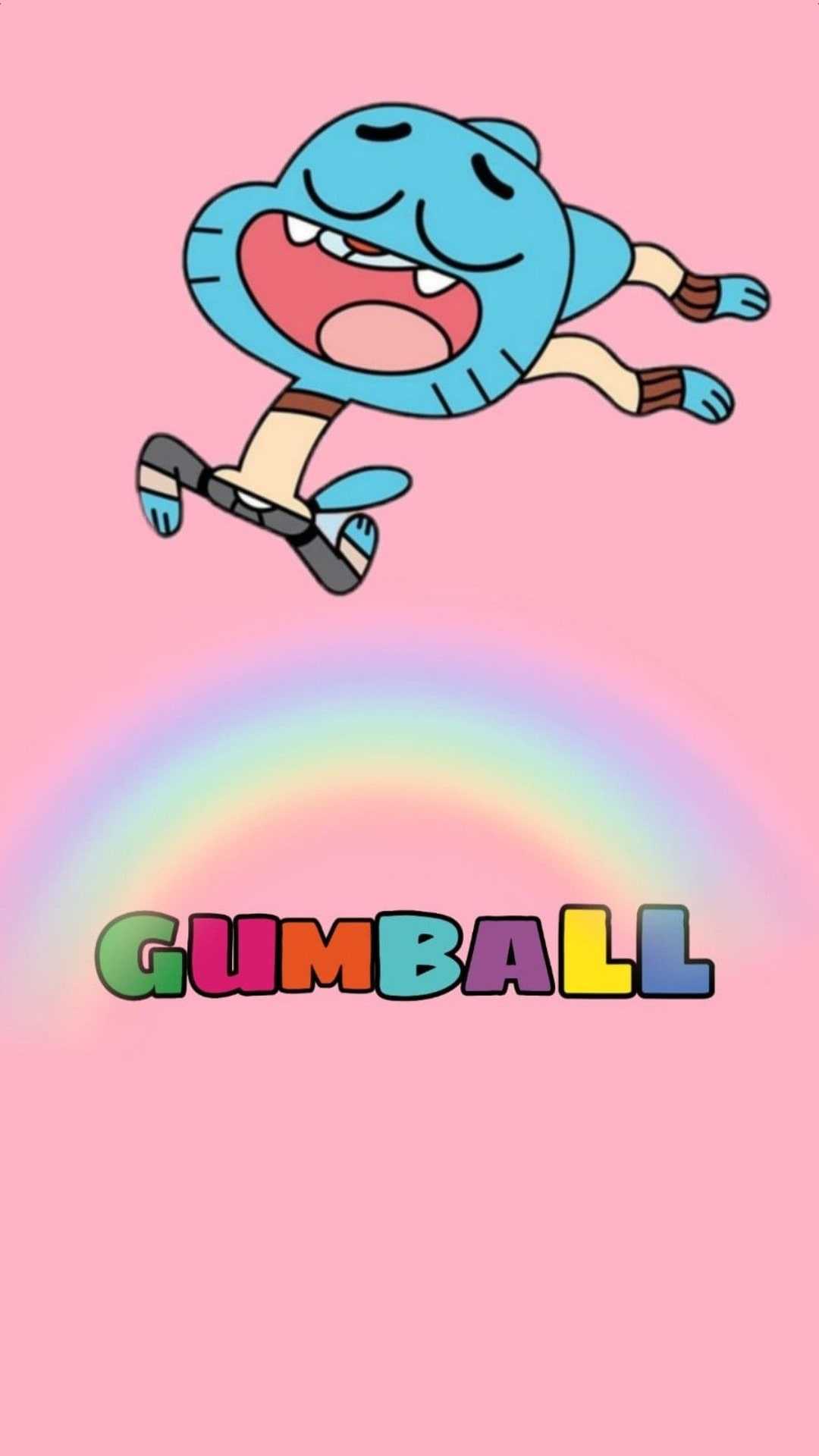 Gumball & Darwin Wallpaper - Amazing World of Gumball Black Backgroud