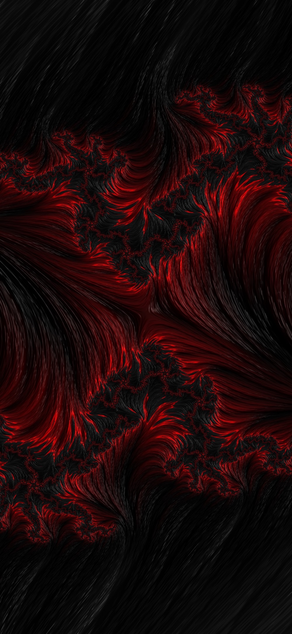 Download wallpaper 1366x768 red, black, abstract tablet, laptop hd  background