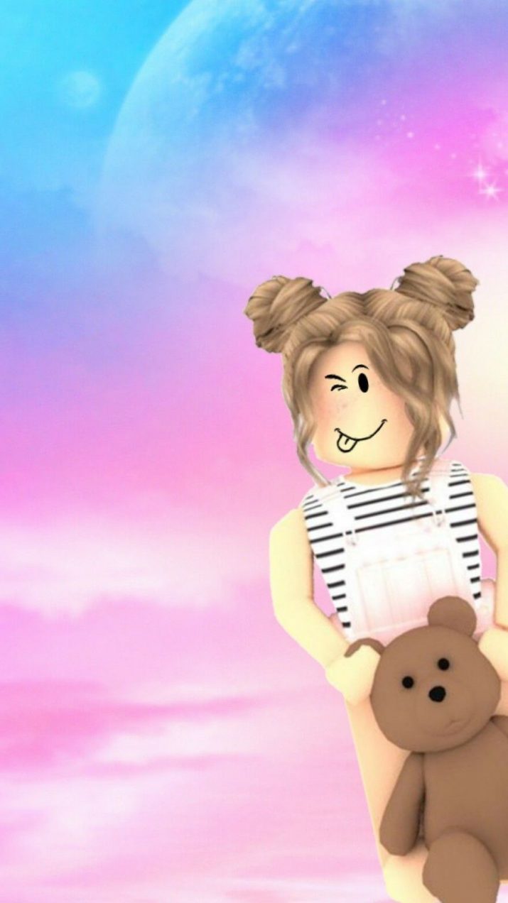 Download Cloudy Roblox Aesthetic Girl Wallpaper