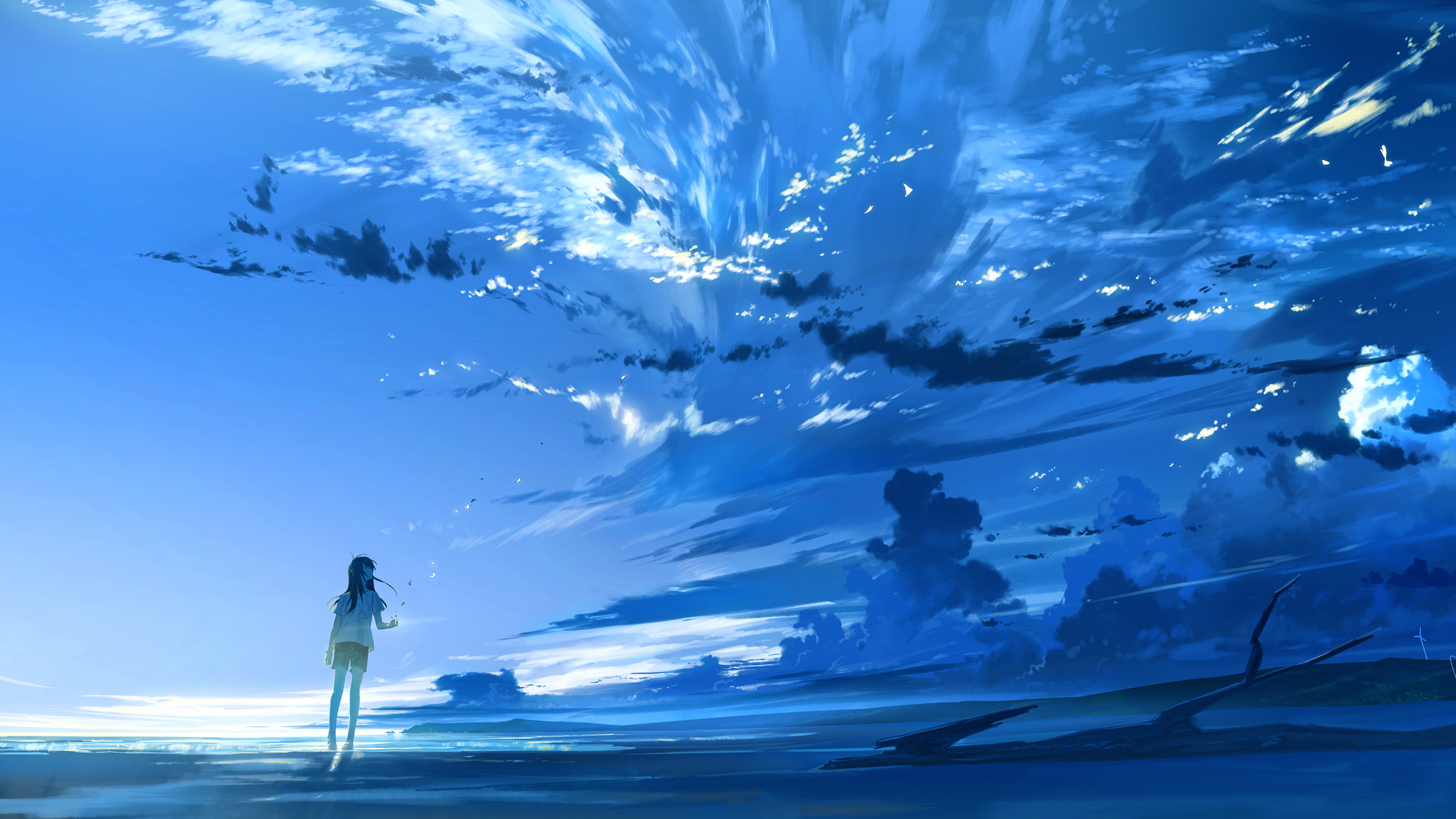 Tuyển tập 350 Anime blue background 1920x1080 đẹp nhất