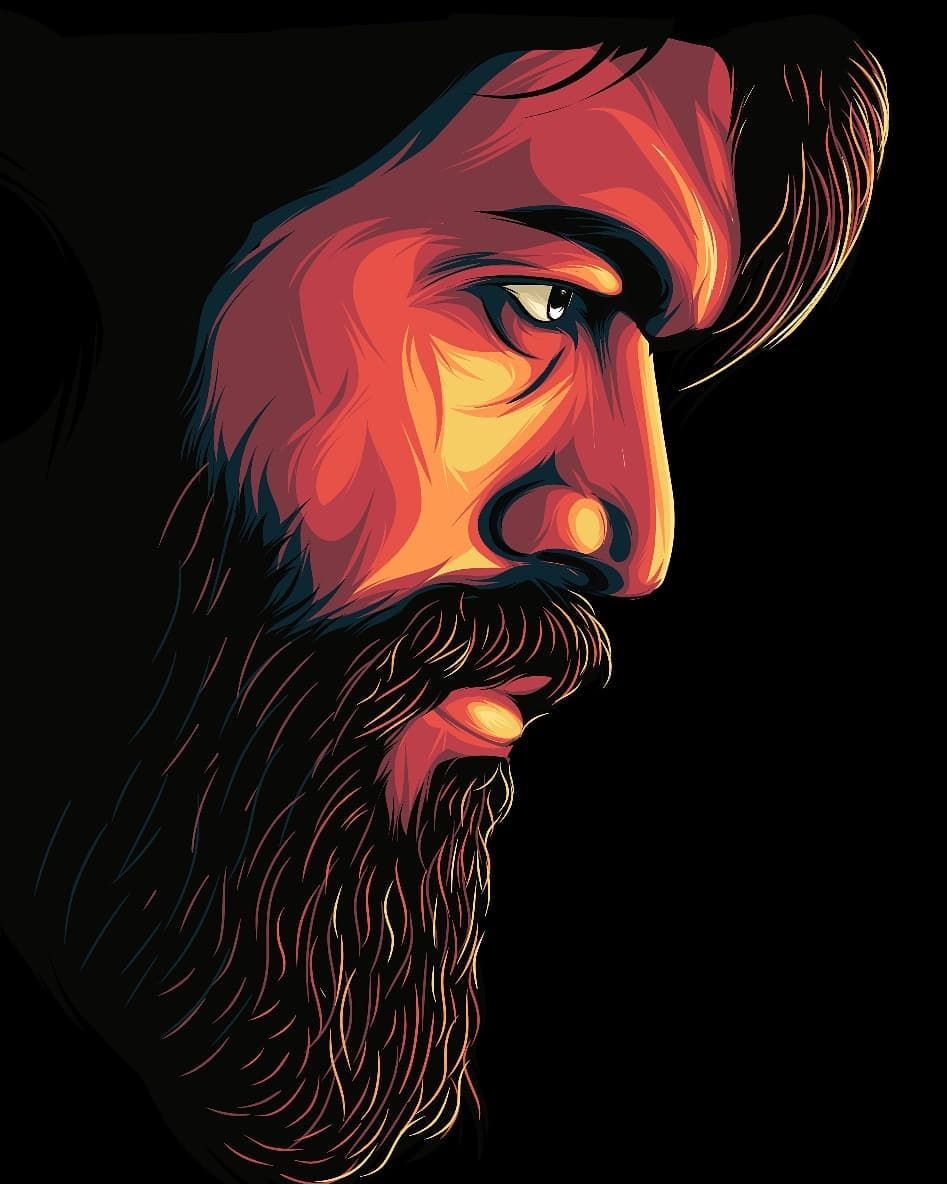 Untitled  Beard cartoon Beard logo design Beard logo