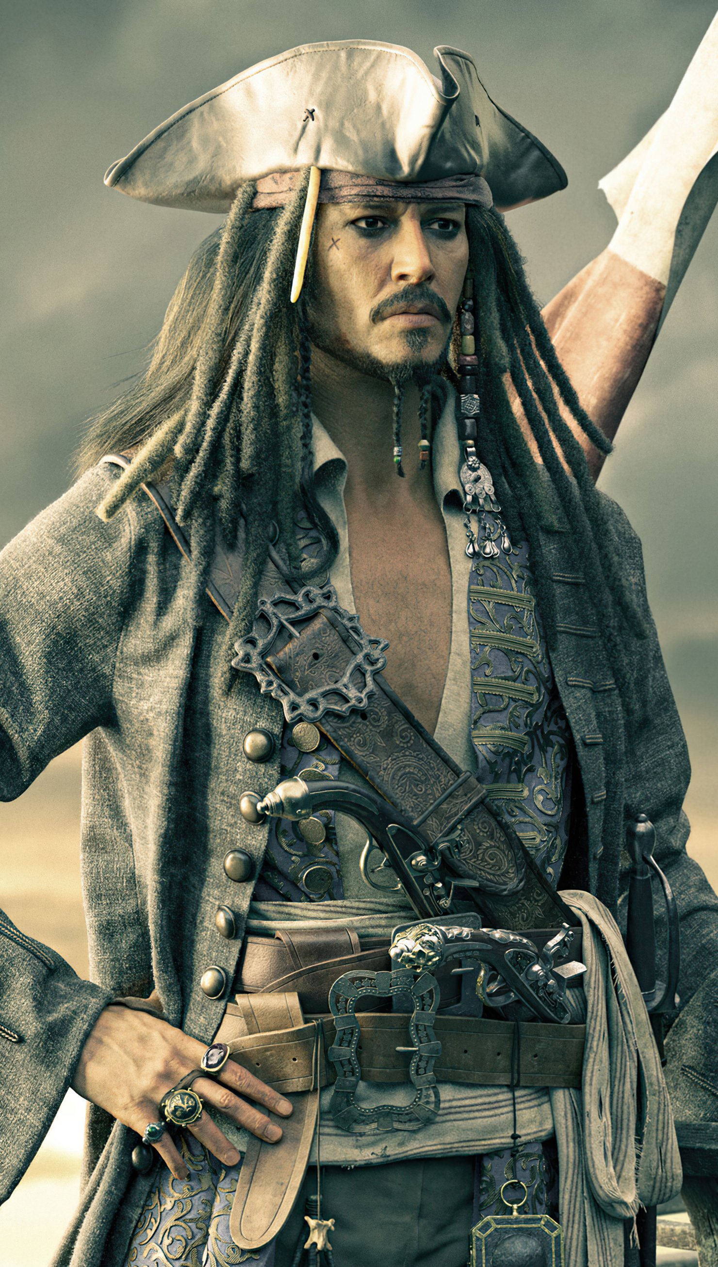 Sea of Thieves A Pirates Life Captain Jack Sparrow 4K Phone iPhone  Wallpaper 5661a