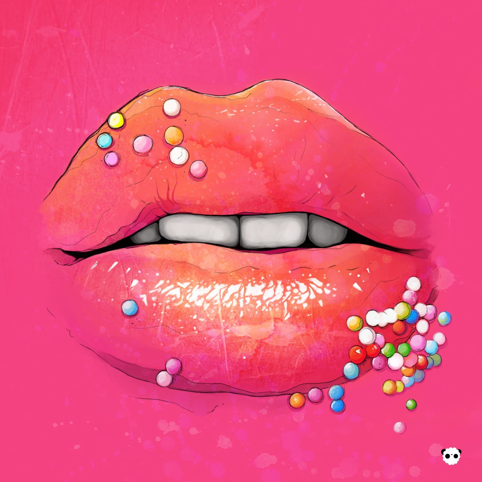sugar lips wallpaper