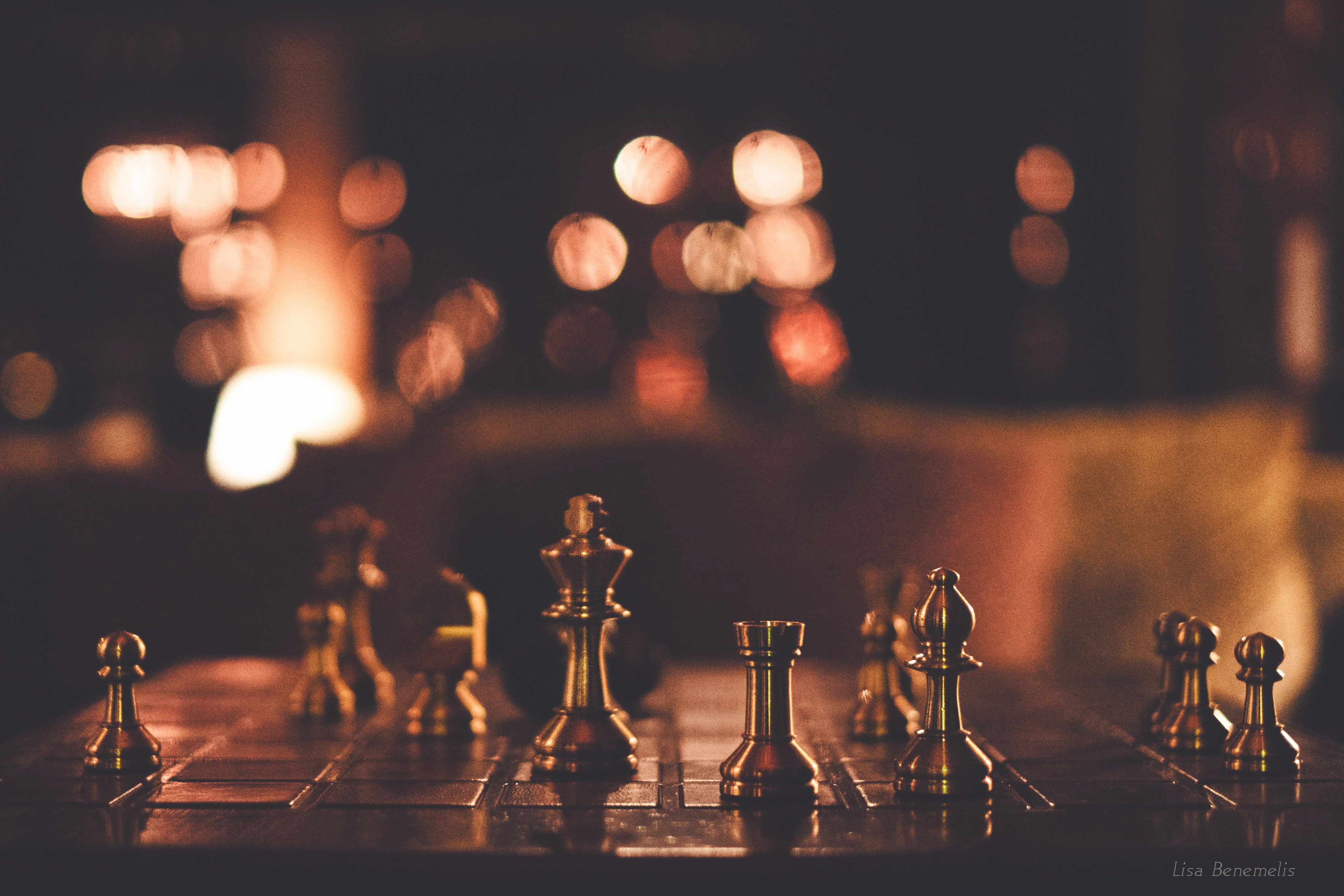 Chess set 1080P, 2K, 4K, 5K HD wallpapers free download