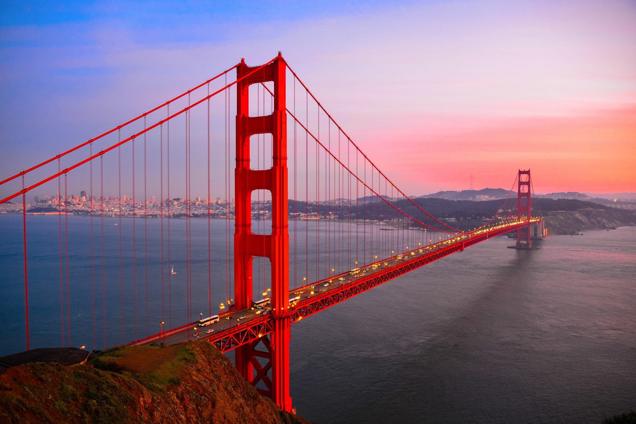 Golden Gate Bridge Night San Francisco 4K Wallpapers  HD Wallpapers  ID  25207