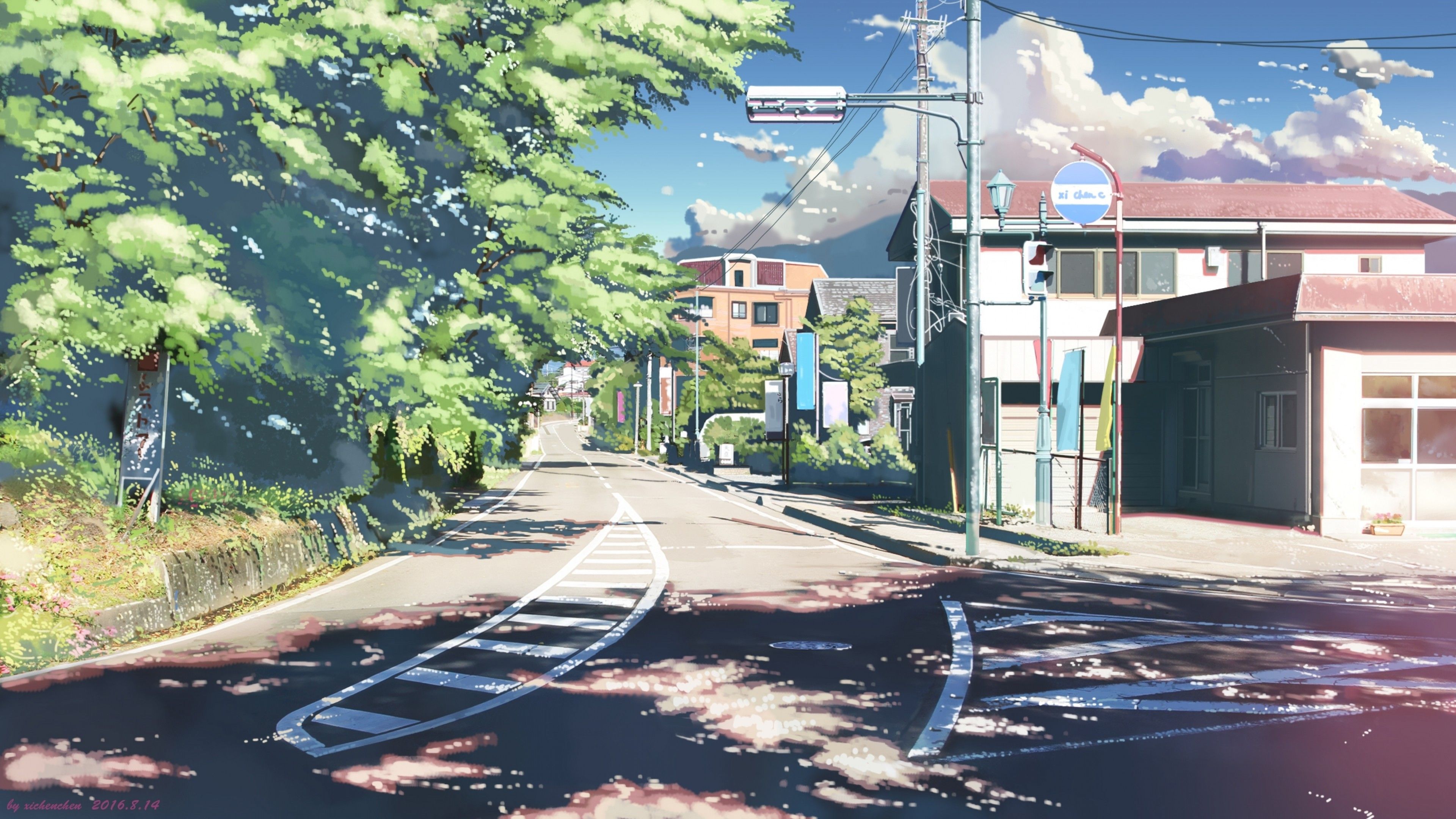 wallpaper for desktop, laptop  bl92-art-anime-japan-street-cute