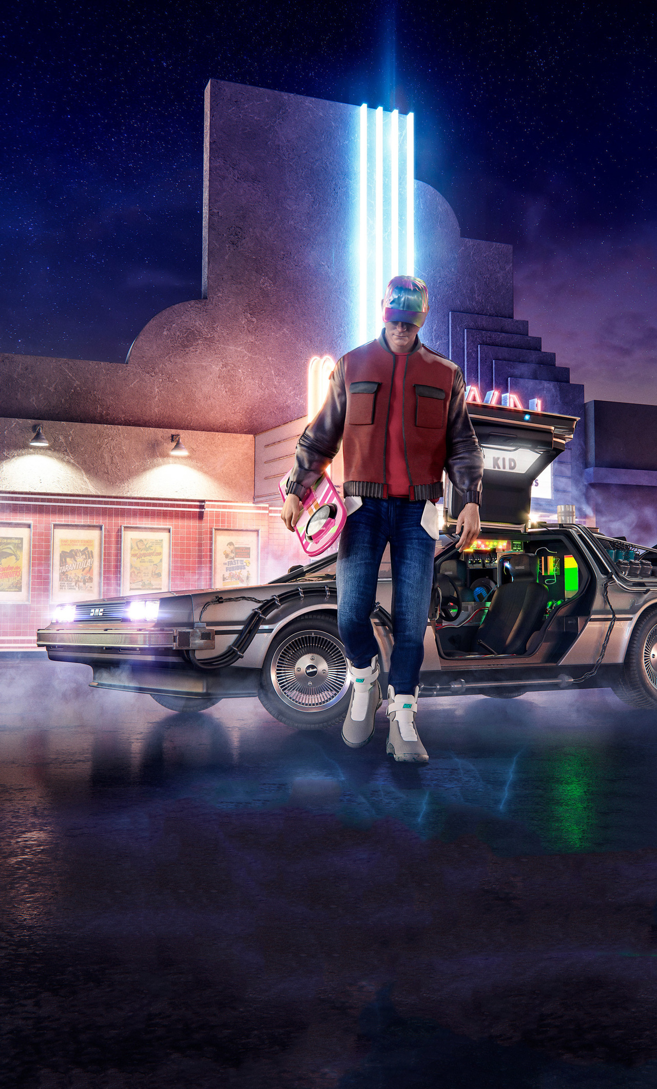Back To The Future 4K wallpaper