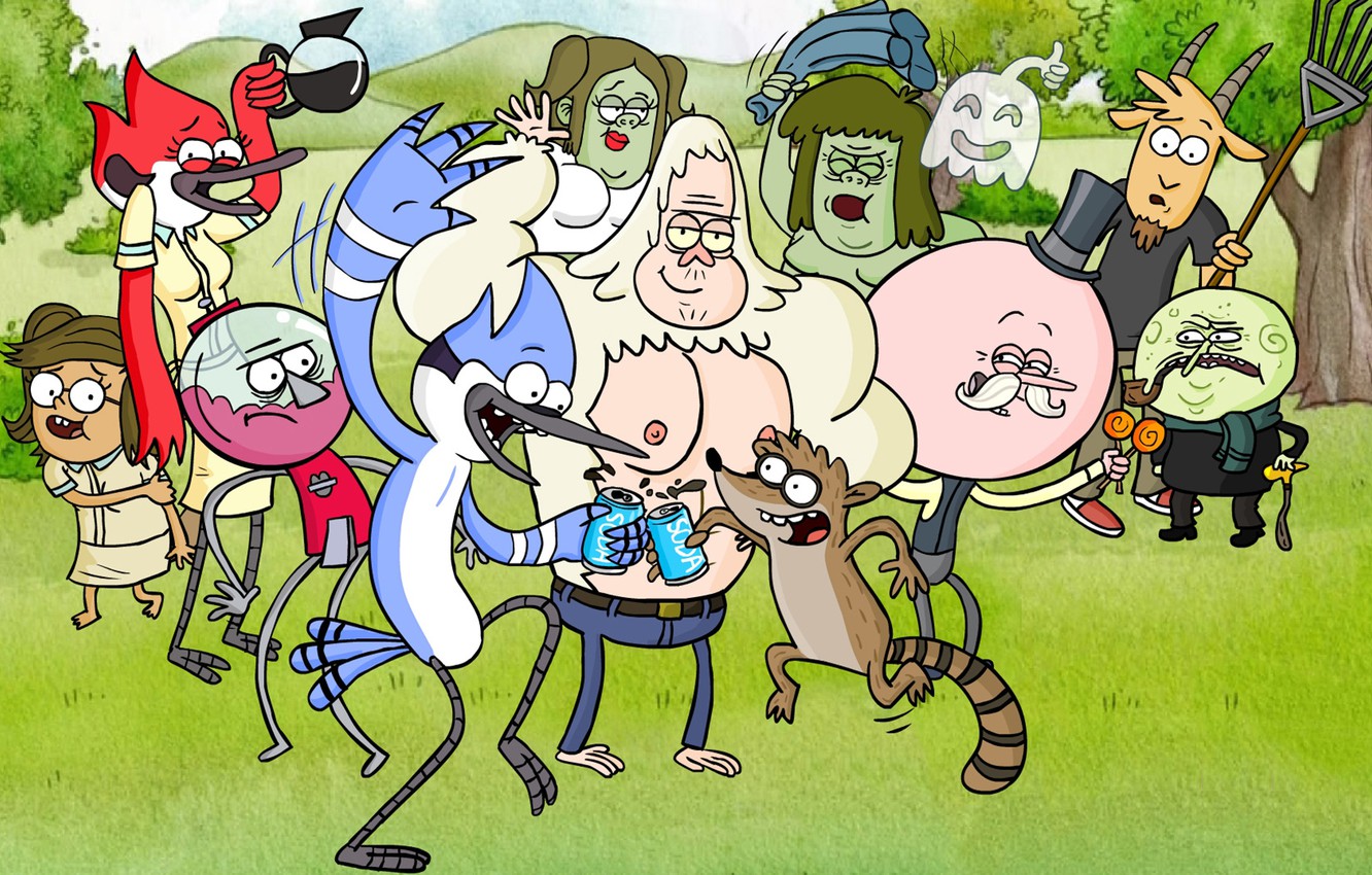 iPhone 5 Wallpapers Regular Show  Its Anything But Wallpaper for   Un show mas Mordecai y rigby Personajes de rick y morty