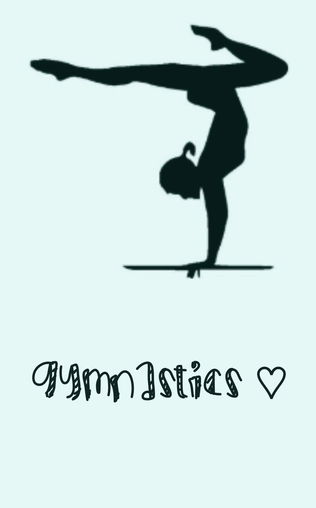 Stylized gymnast  Stylized Gymnastics Gymnastics posters