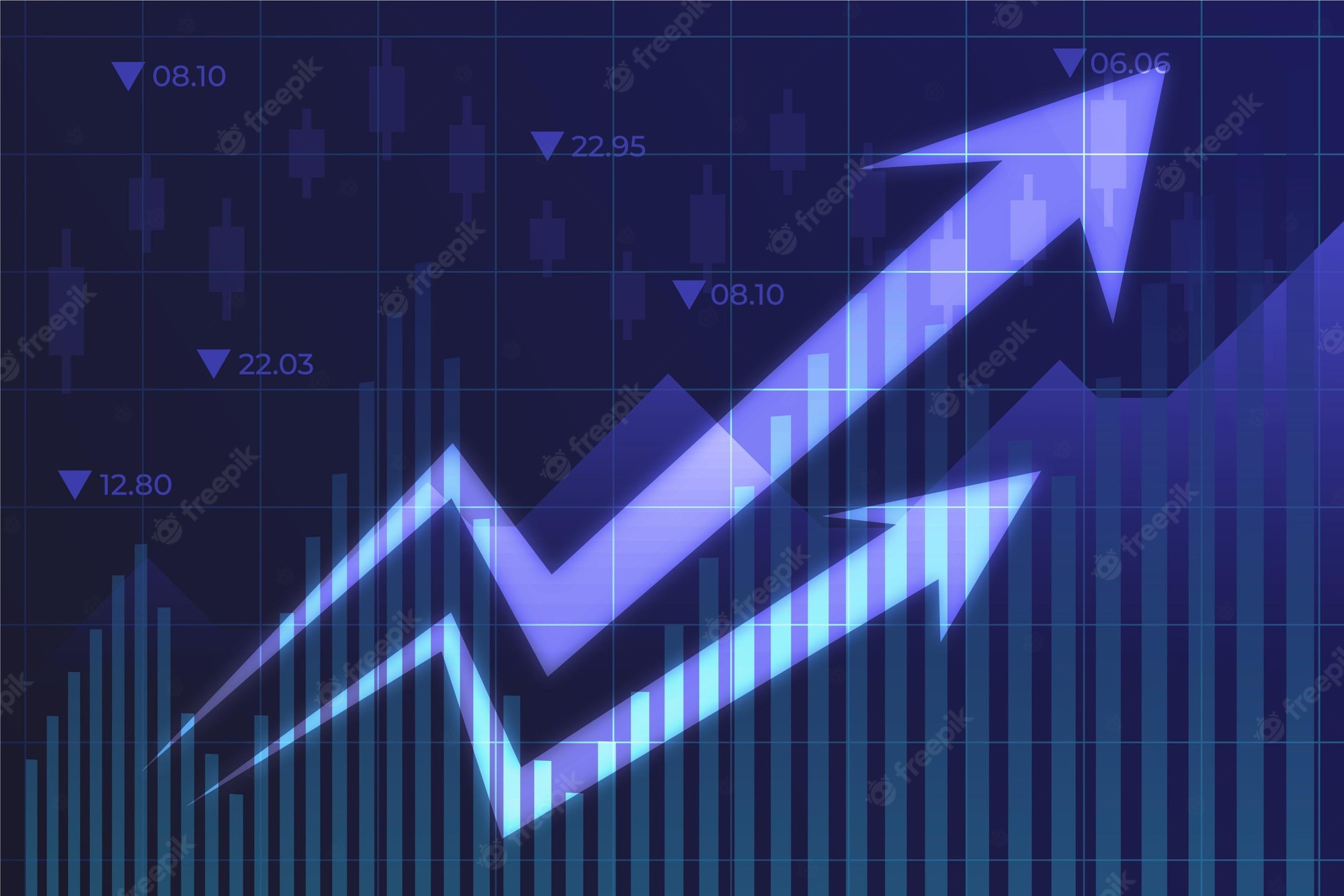Market Analyze. Bar graphs, Diagrams, financial figures. Abstract glowing  forex chart interface wallpaper. Investment, trade, stock, finance Stock  Photo - Alamy
