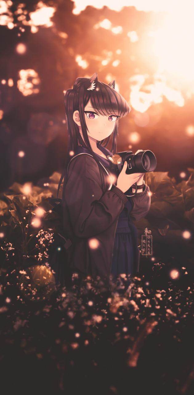 Komi san Character 4K Phone iPhone Wallpaper 2811c