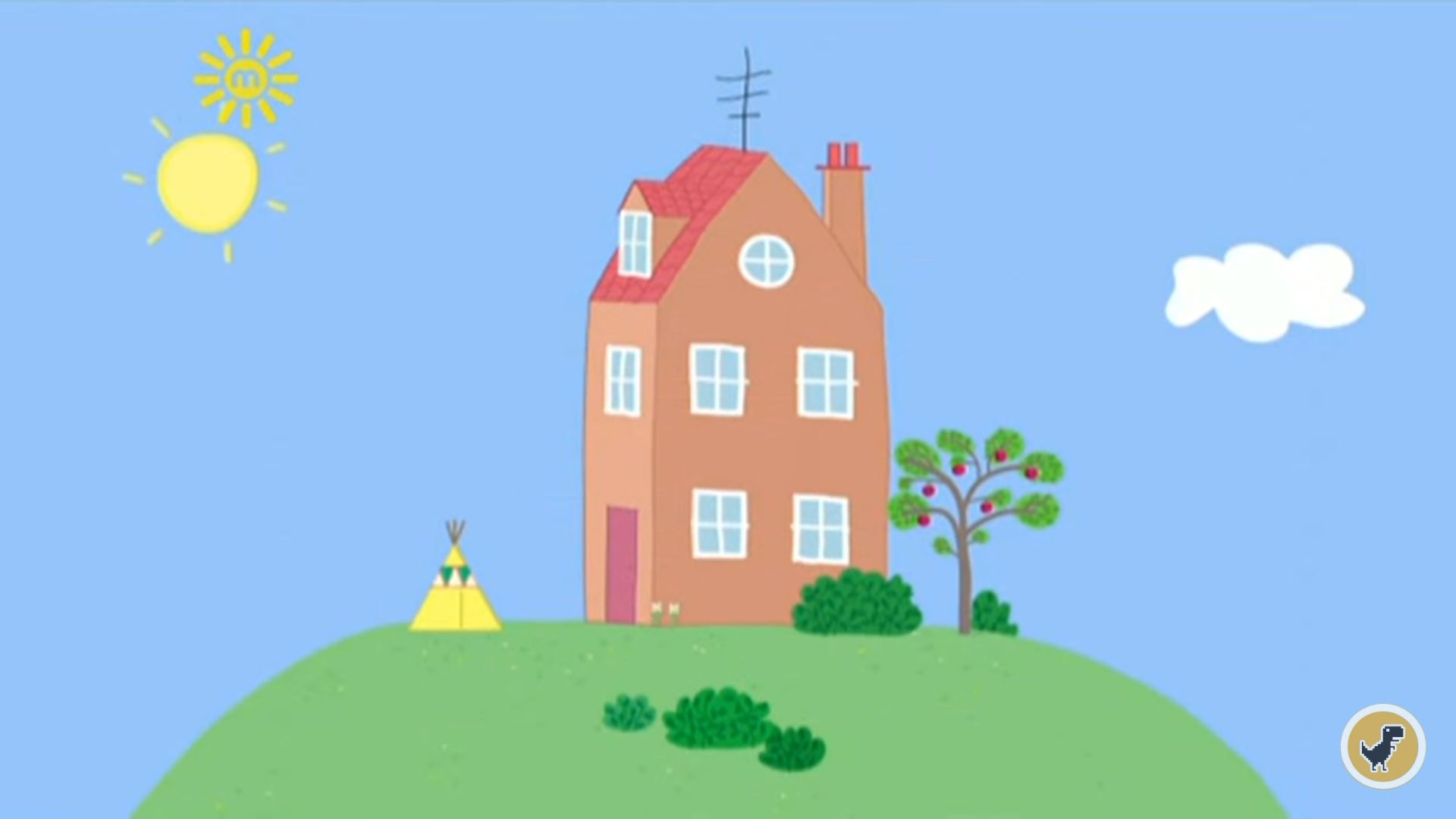 Peppa Pig House Wallpaper - NawPic