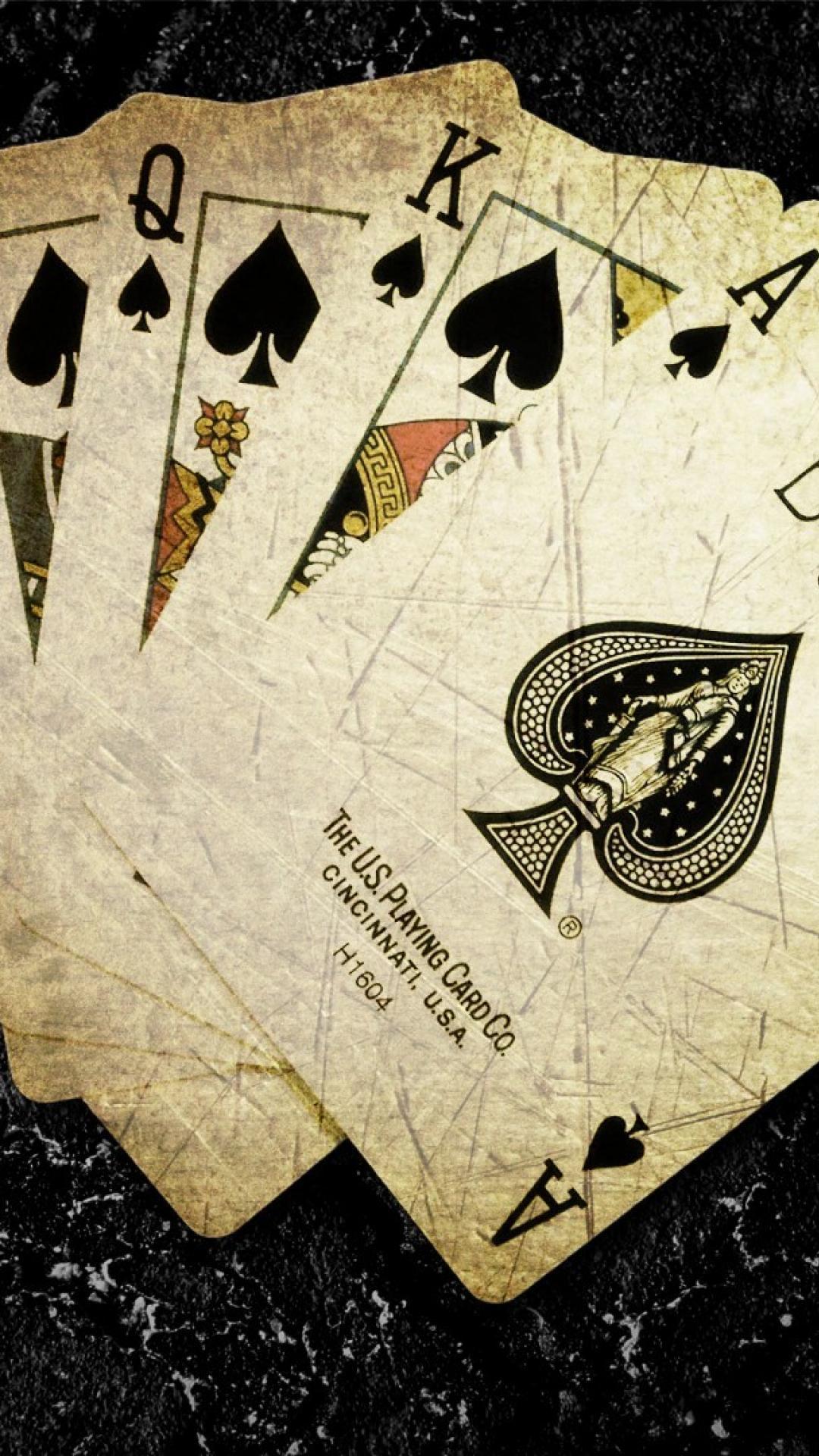 playing cards wallpaper anime