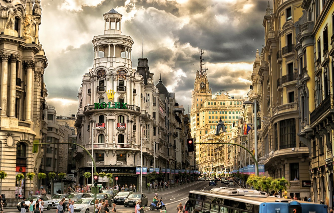Madrid city, City, Madrid Skyline HD wallpaper | Pxfuel