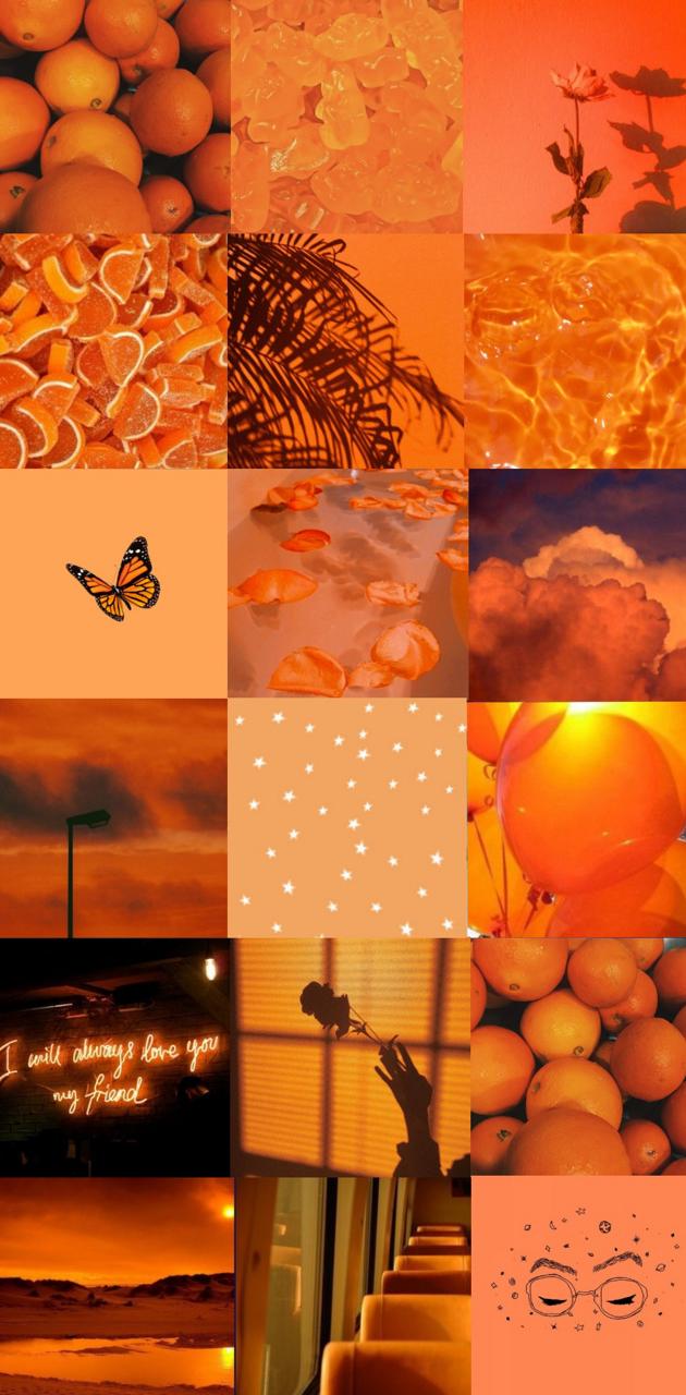 Orange Aesthetic Wallpapers on WallpaperDog