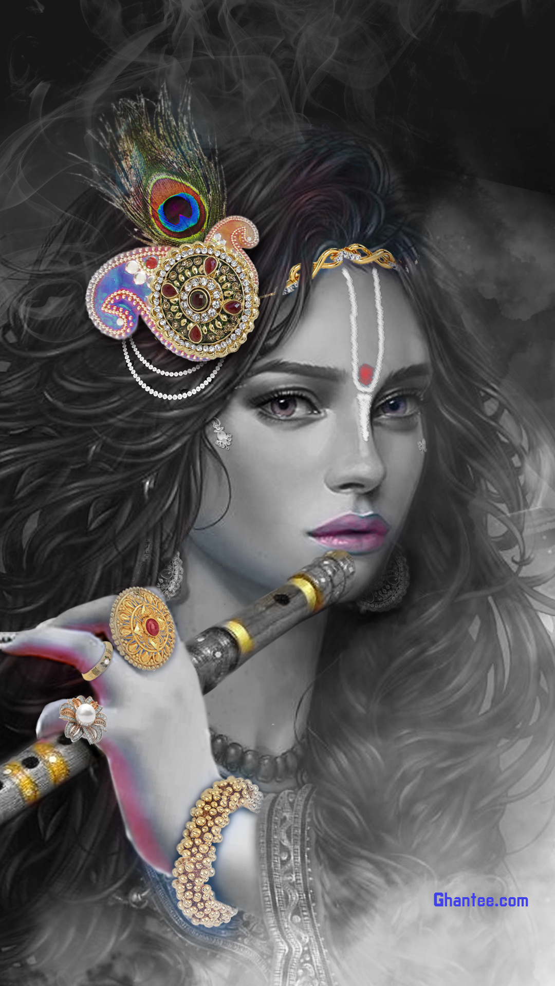 Wrap Up Box loving face of Radha Krishna Canvas Painting 20x14 (7064)  Canvas 14 inch x 20 inch Painting Price in India - Buy Wrap Up Box loving  face of Radha Krishna