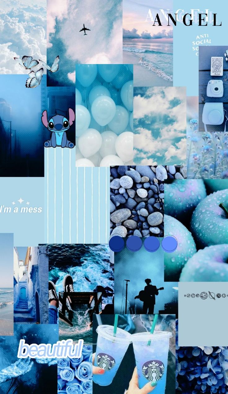 pretty blue background tumblr