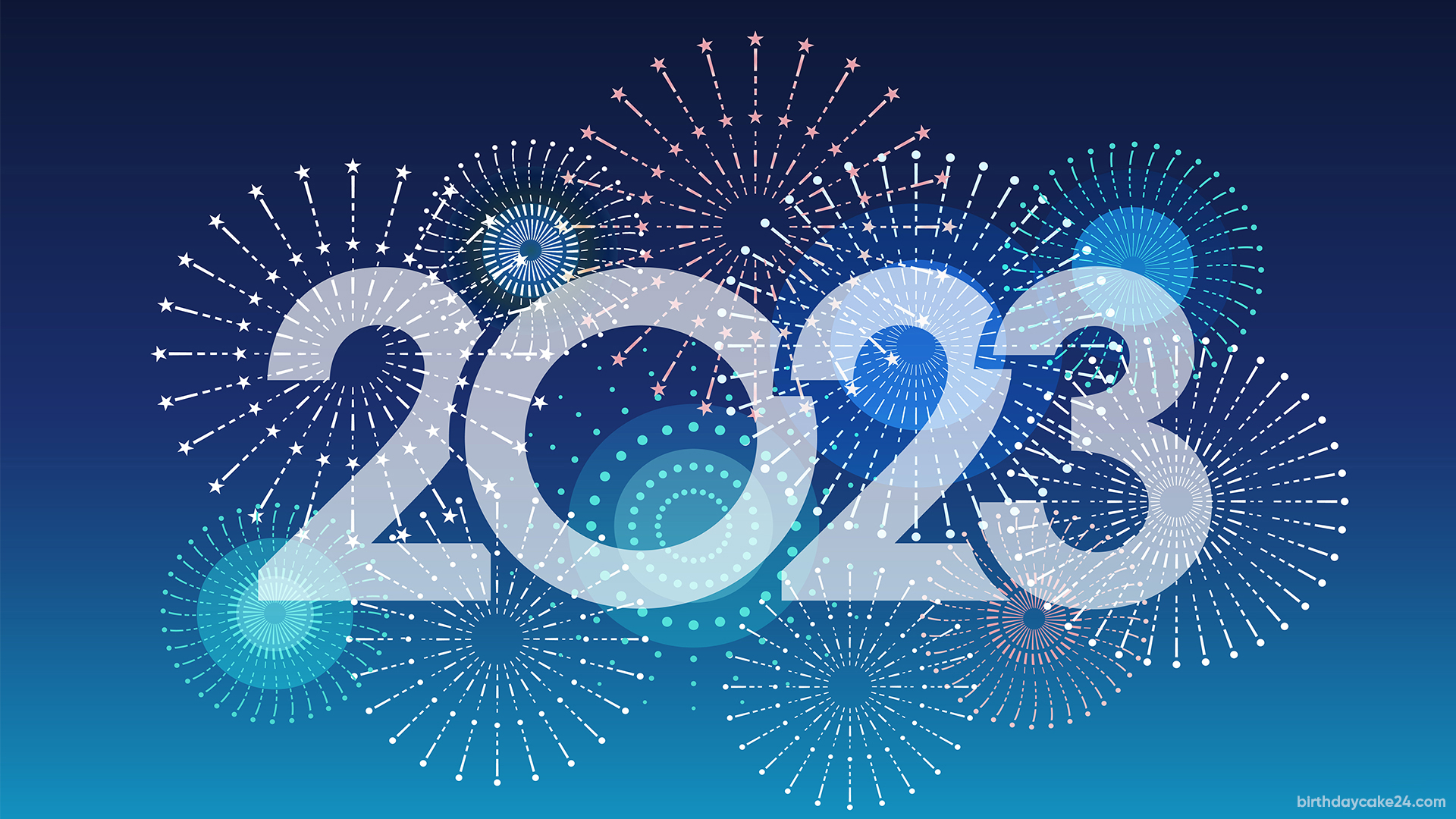 2023 new year eve background with christmas Vector Image