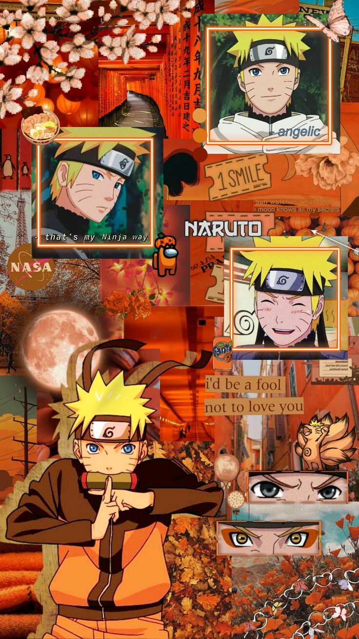 Naruto Aesthetic Collage Wallpaper for Desktop  Naruto wallpaper Anime  akatsuki Black clover anime
