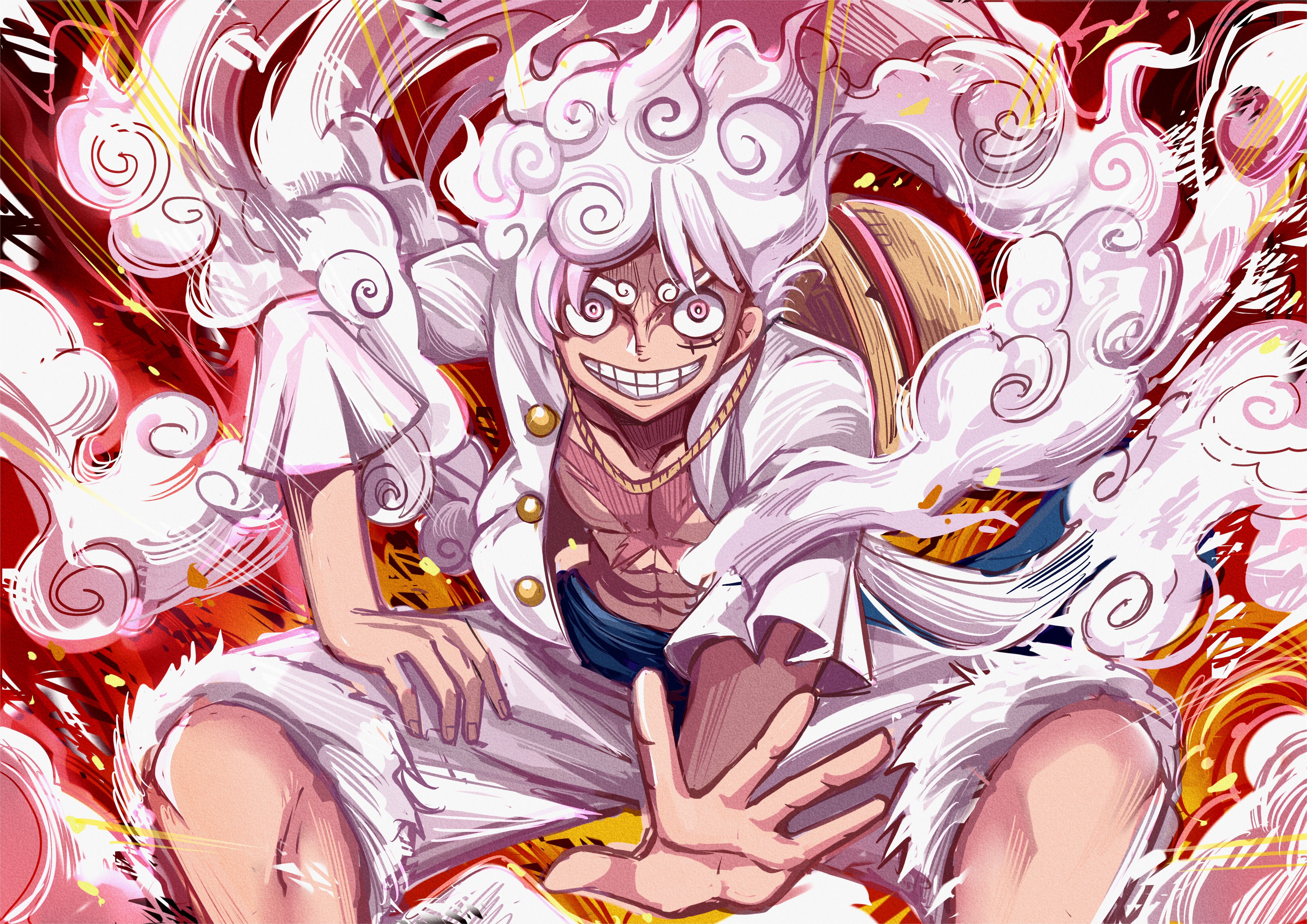 Gear 5 Kaido Monkey D. Luffy HD One Piece Wallpapers, HD Wallpapers