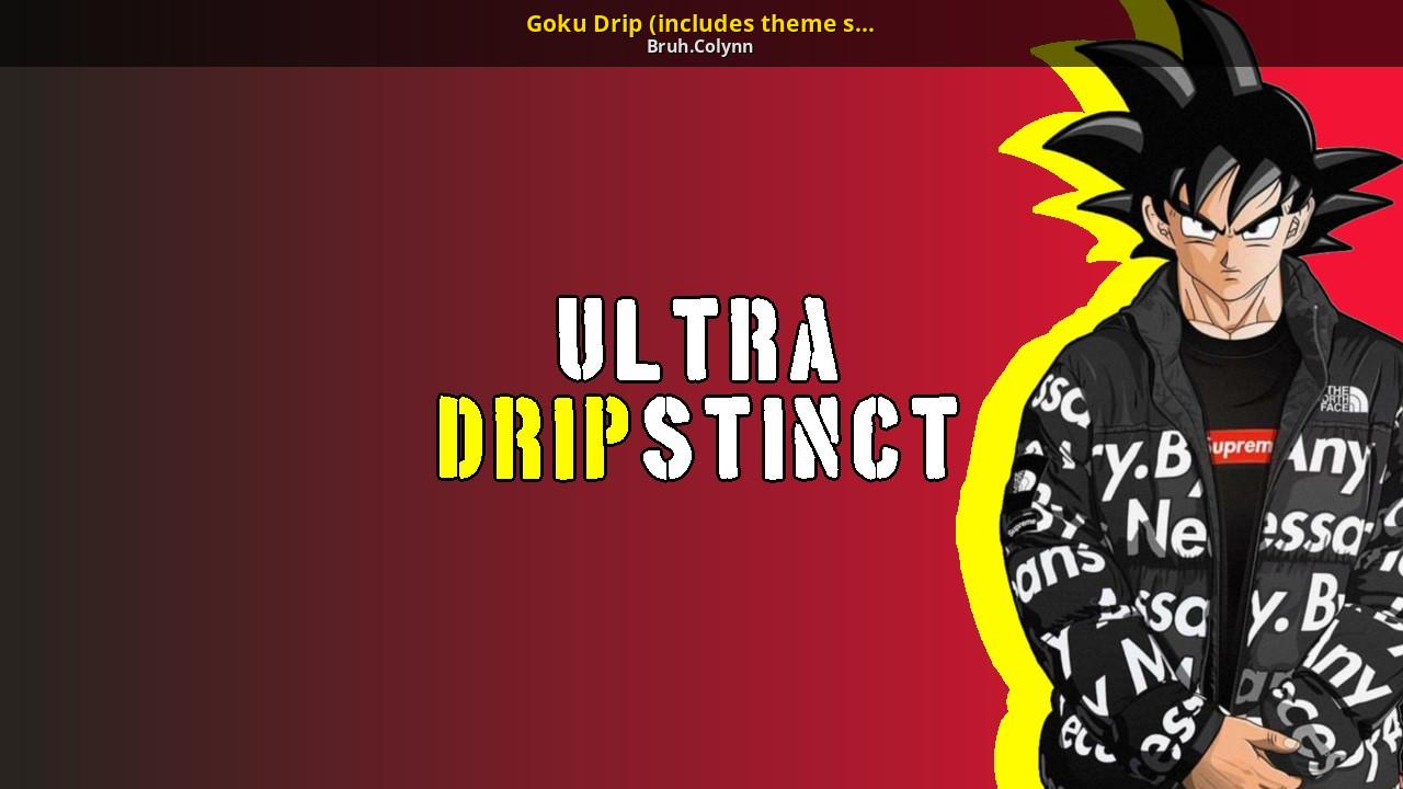Download Supreme Drip Logo With Son Goku Wallpaper  Wallpaperscom