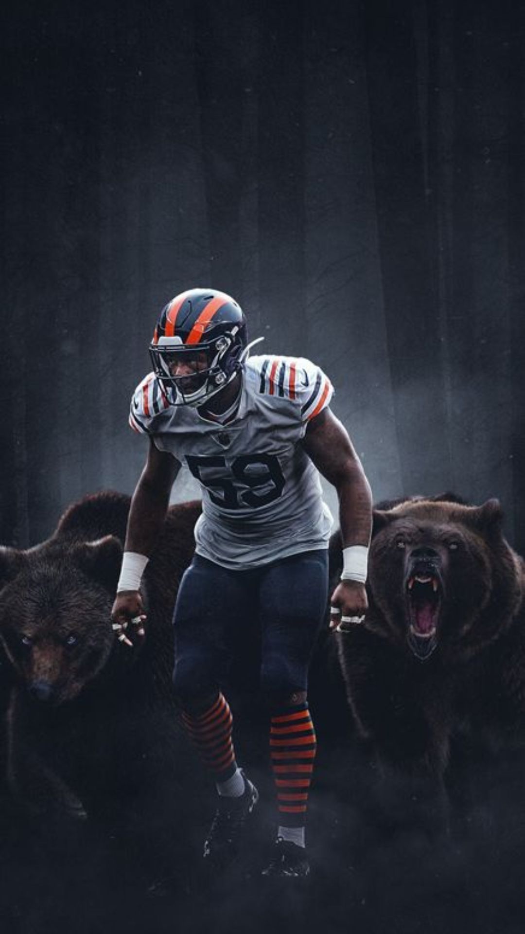 2021-2022 Chicago Bears Wallpaper Schedule