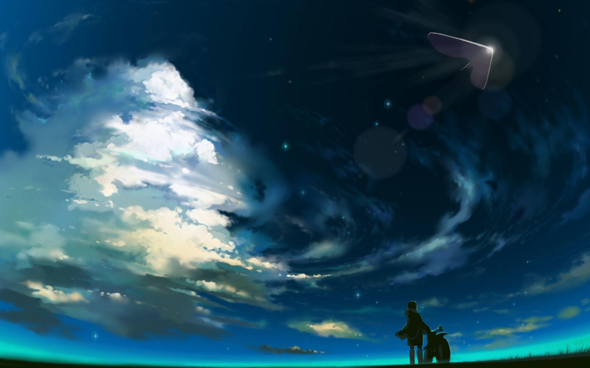 Anime Sky HD Wallpaper by ryuga