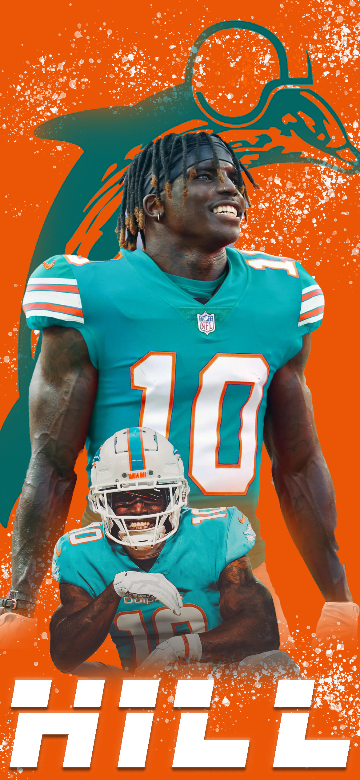 Dolphins wallpaper of tyreek hill jaylen waddle and tuaTikTok Search