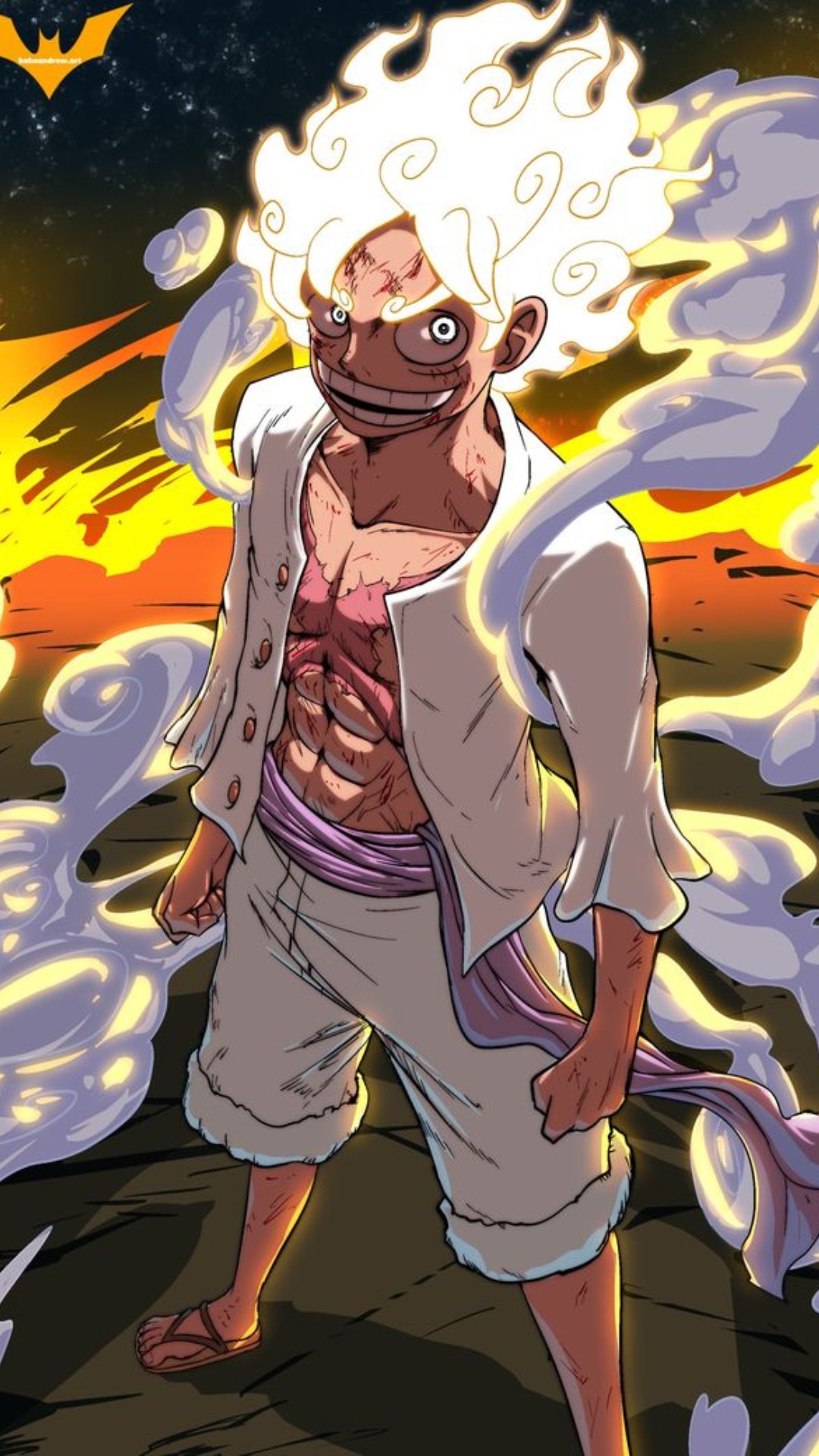 Luffy Gear 5 Wallpapers on WallpaperDog