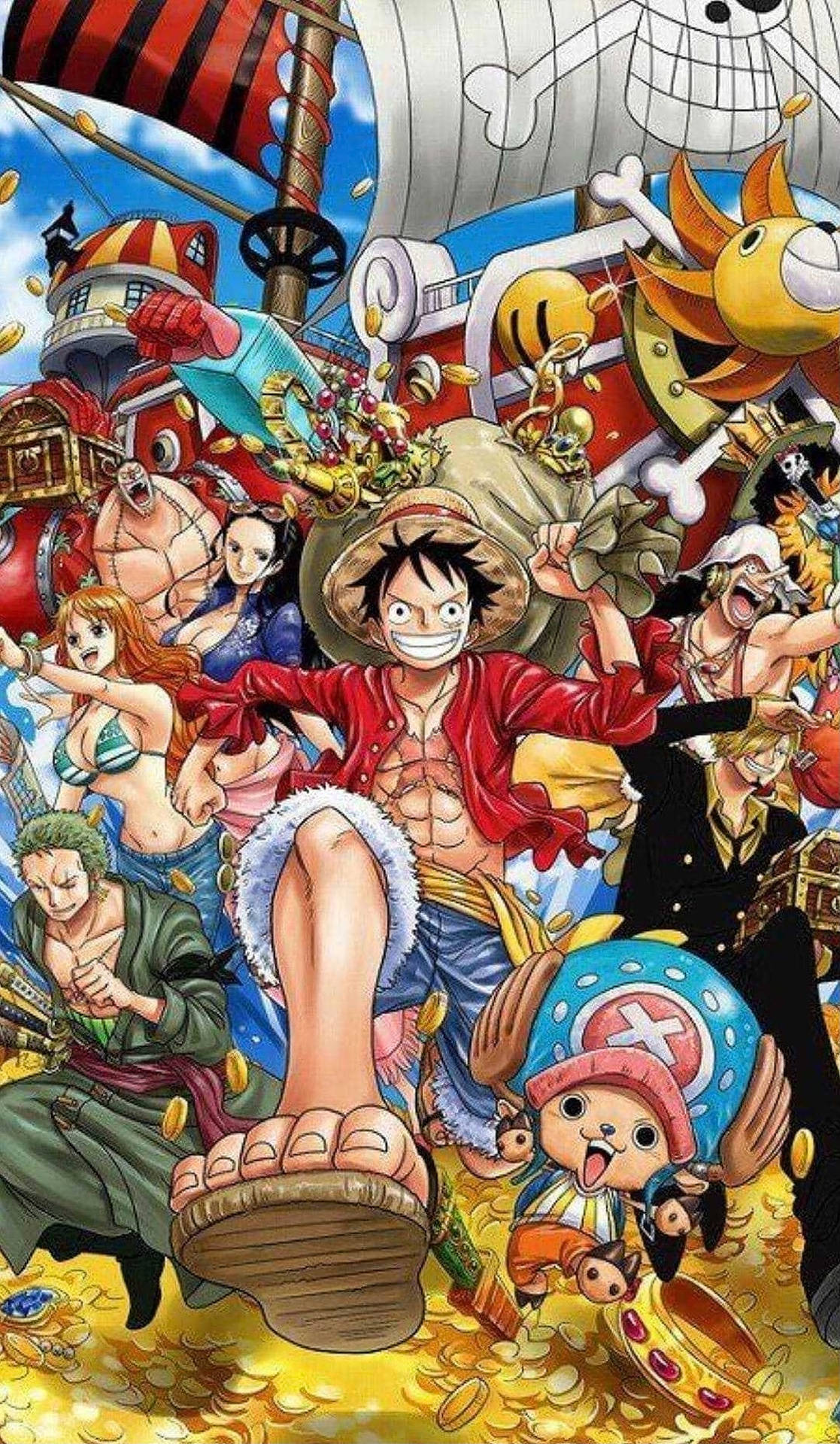 One Piece Wallpaper Android Stock Illustration 2323807123