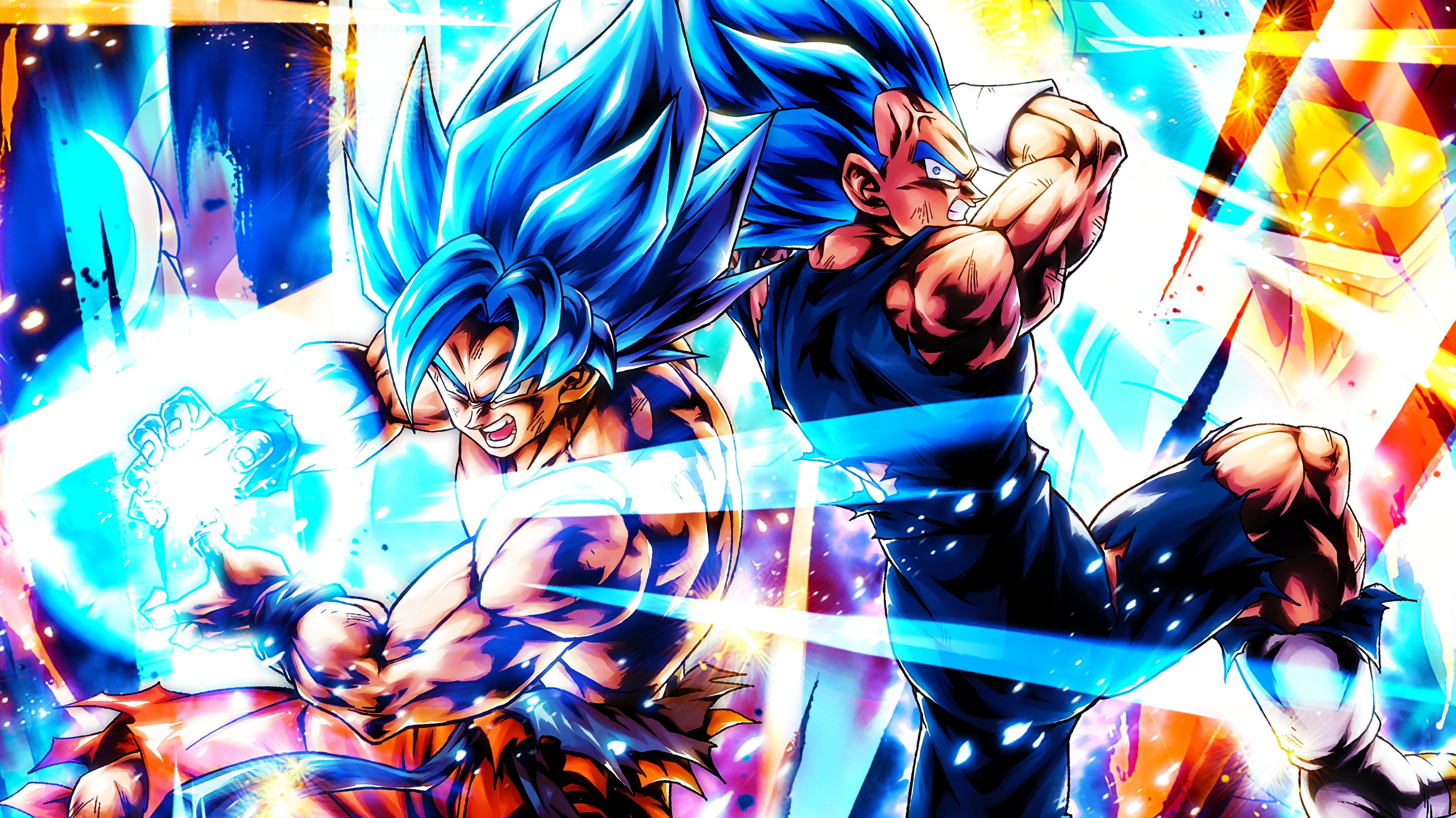 goku vs vegeta wallpaper