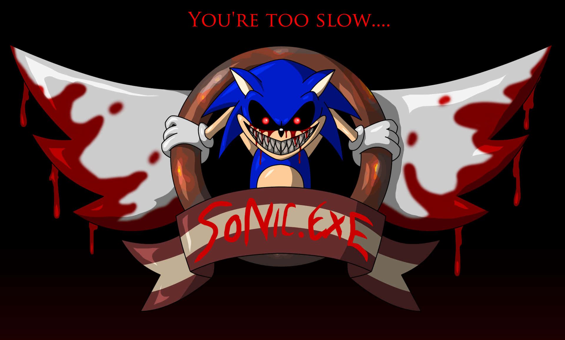 Sonic exe wallpaper by Nightxwolf - Download on ZEDGE™