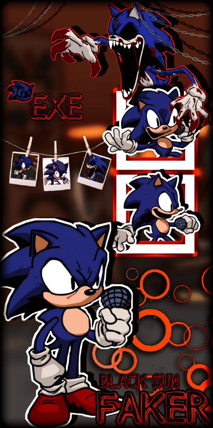 Dark Sonic - Sonic Exe - Pin