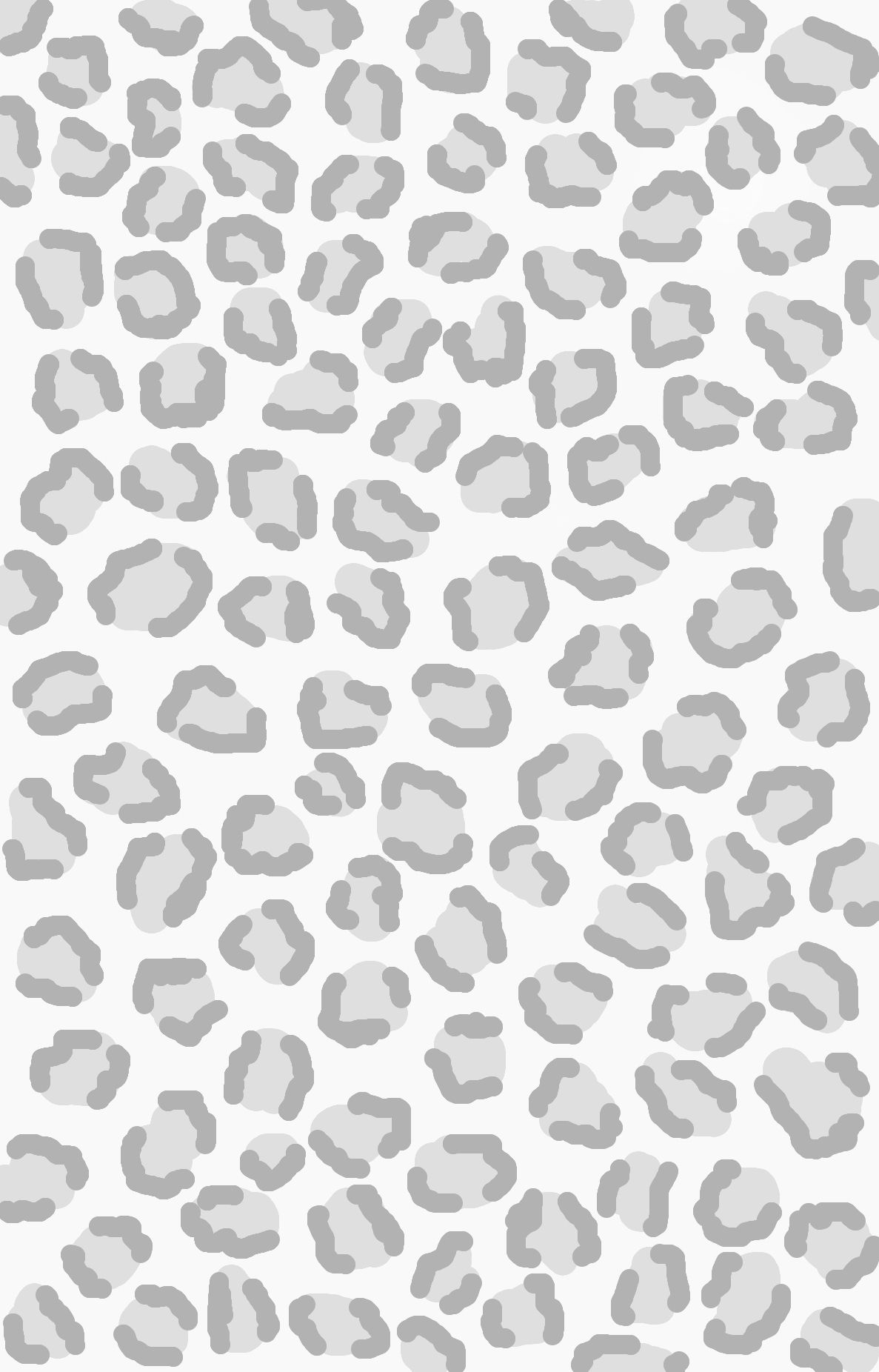 Gray Leopard Animal Print Wallpaper Mural