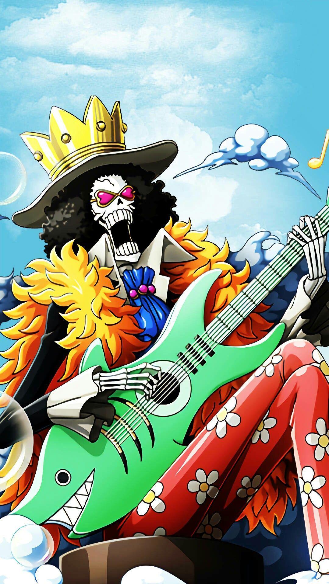 Anime Crossover Brook One Piece Jack Skellington The Nightmare Before  Christmas With Blue Background 4K HD Movies Wallpapers  HD Wallpapers  ID  40430
