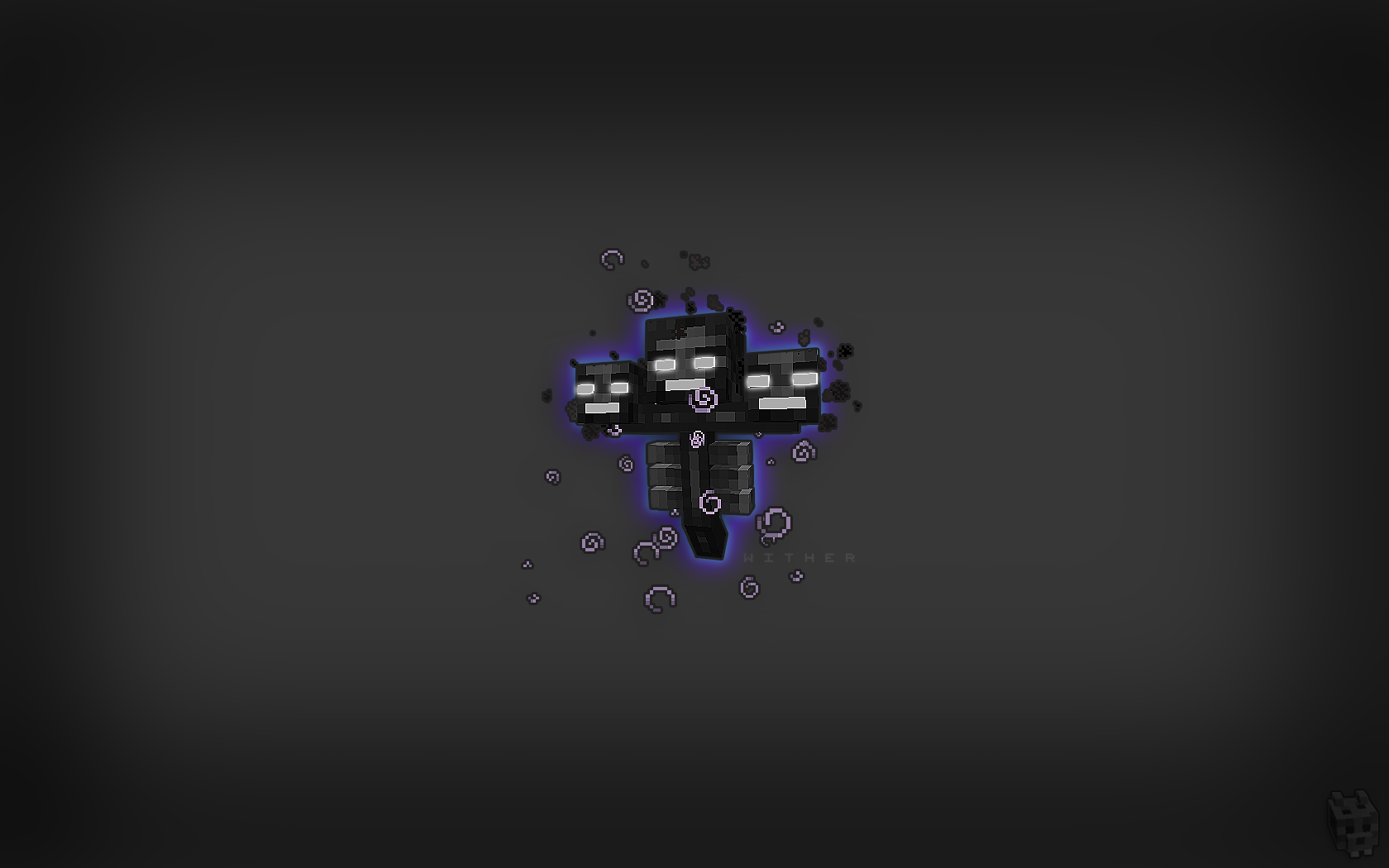 Download Minecraft Floating Wither Storm Wallpaper