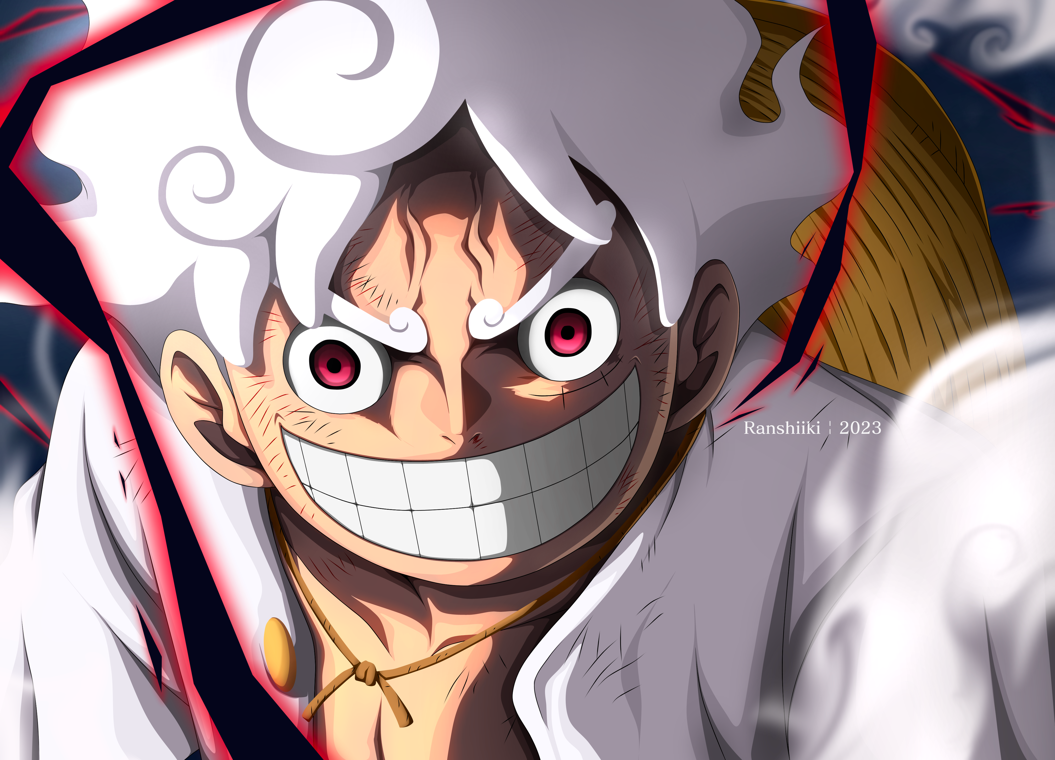 Luffy Gear 5 One Piece Gomu Gomu No Mi Live Wallpaper - MoeWalls