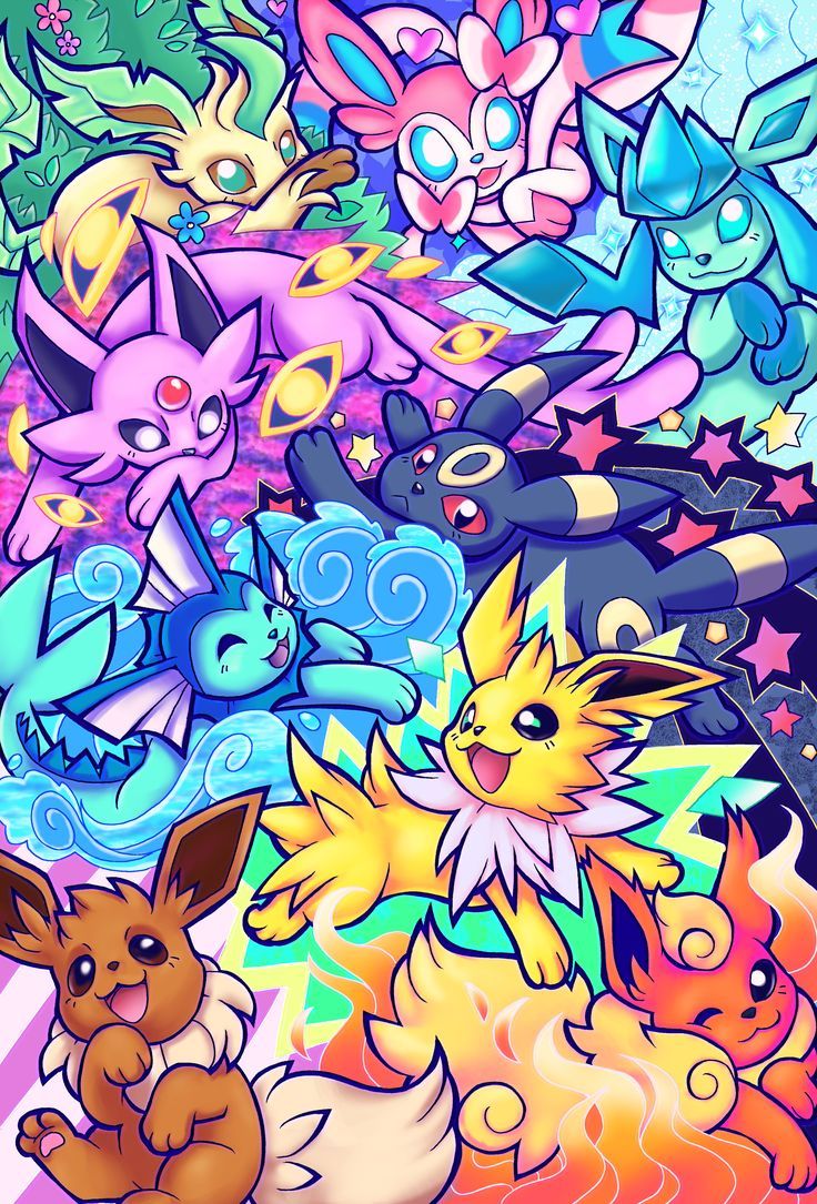 Cool Eevee Evolutions Wallpapers on WallpaperDog