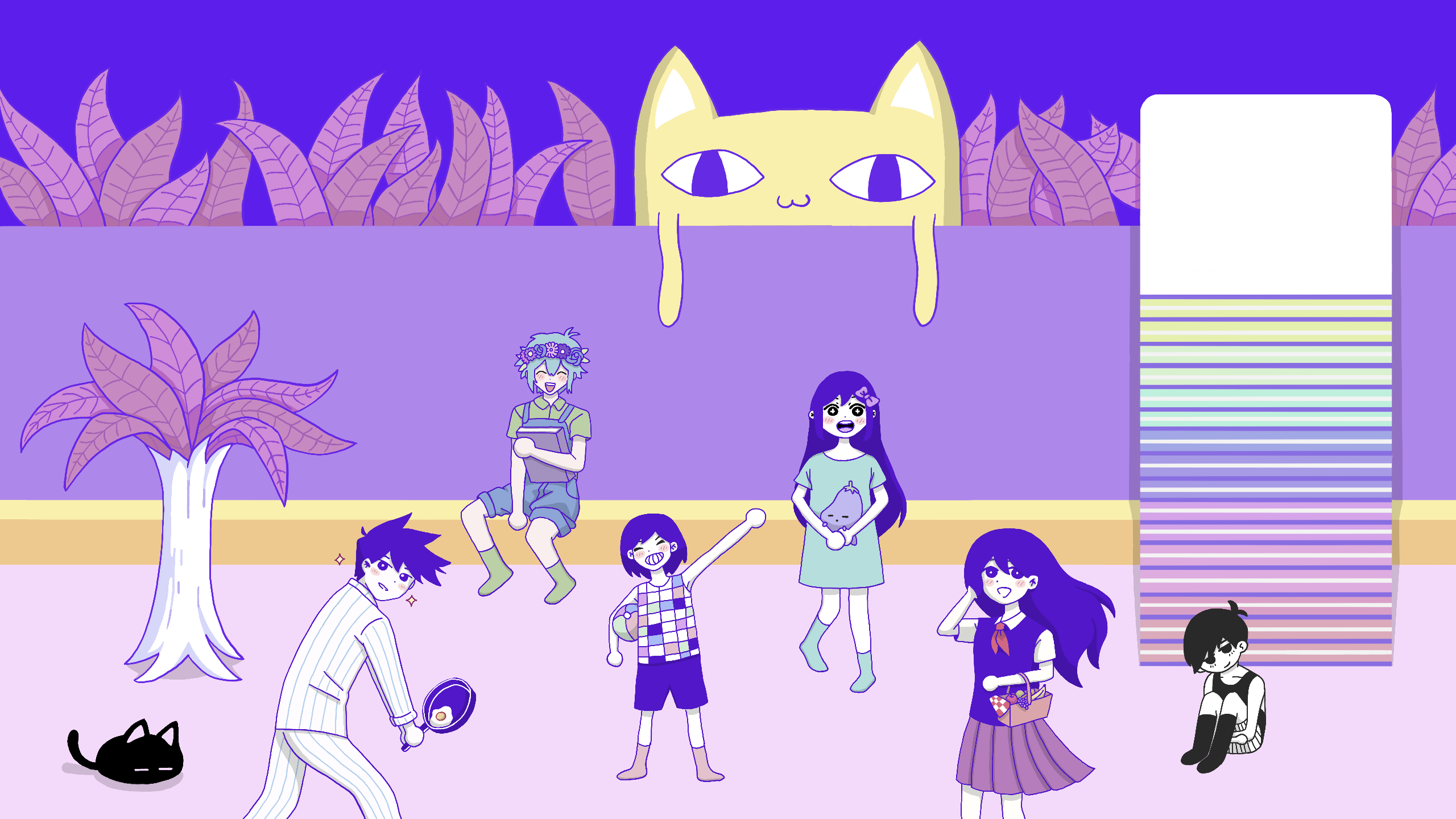 Some happier 19:9 mobile wallpapers : r/OMORI
