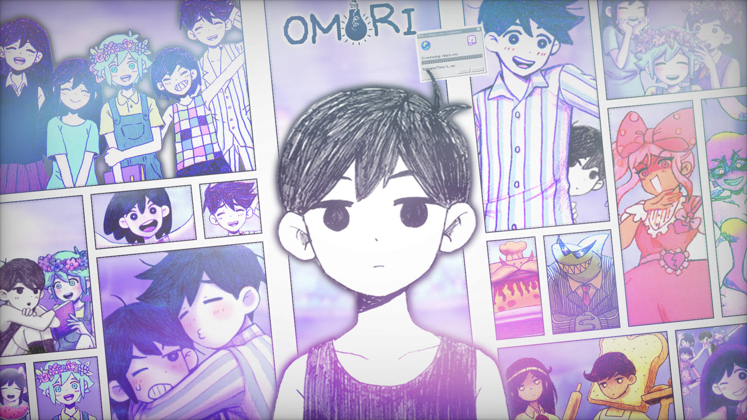 Omori Wallpaper Discover more aesthetic, cute, iphone, space, title screen  wallpaper.  in 2023